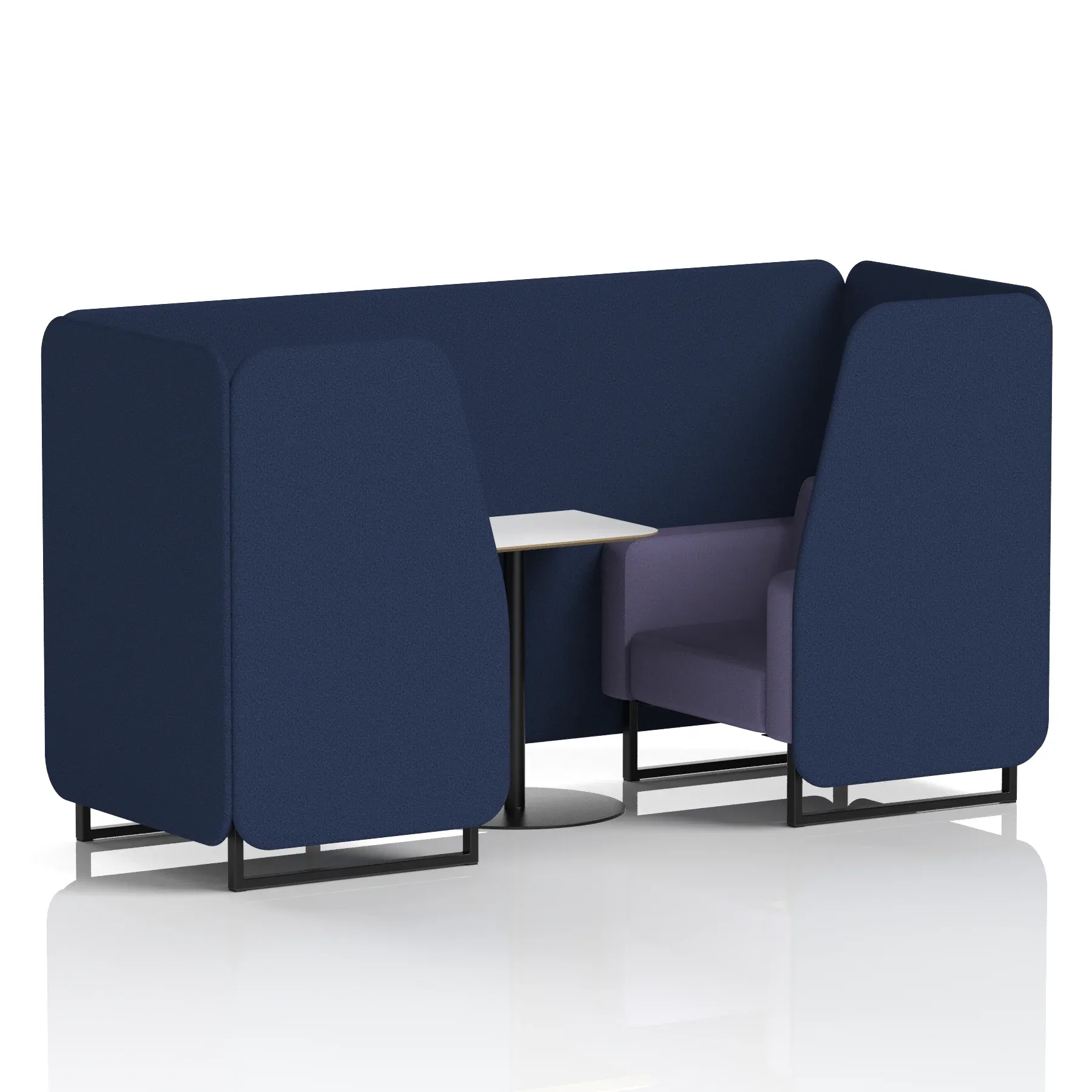 Brixworth Booth With White Table In Two Tone