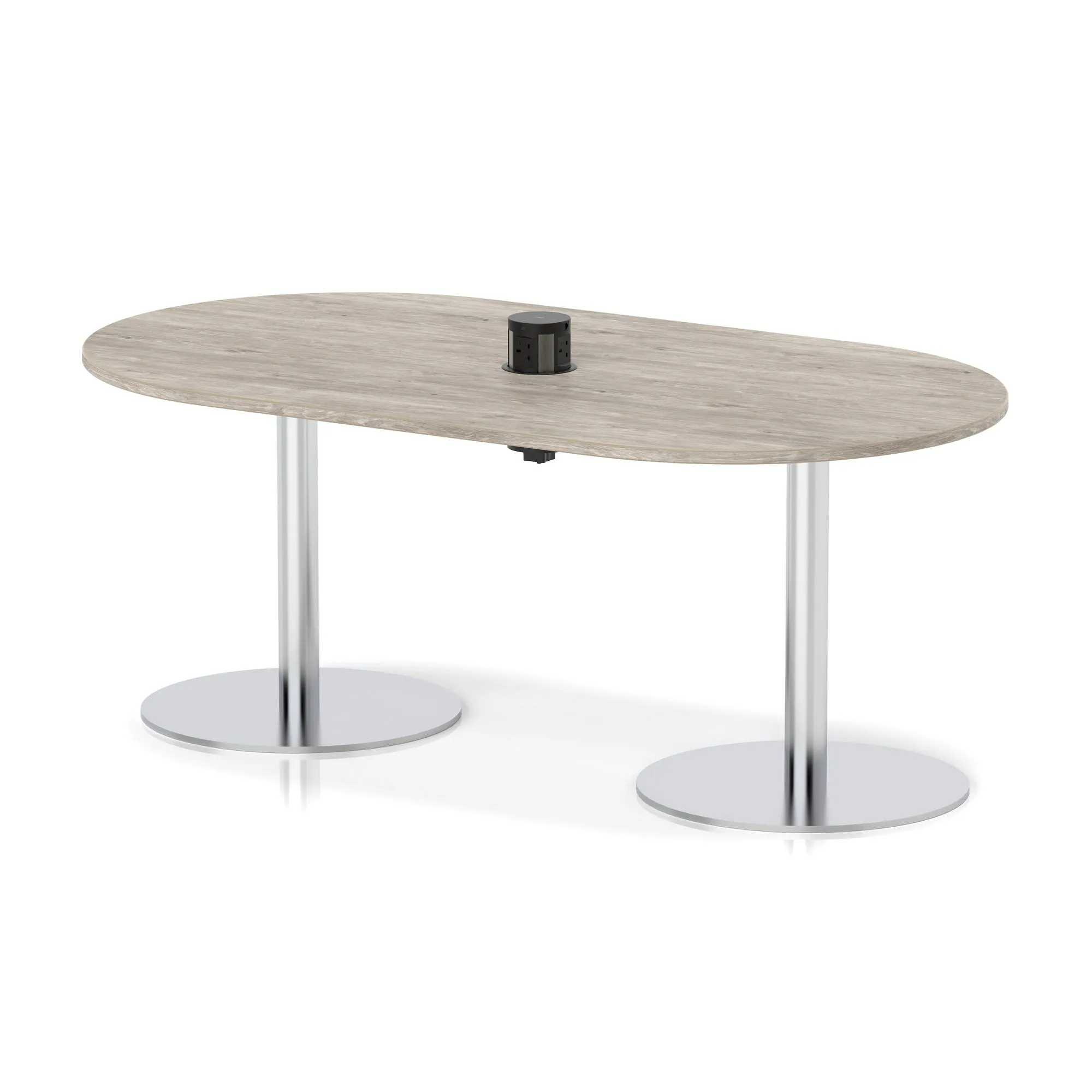 Italia Volta Poseur Boardroom Table With Pop-up Power Module