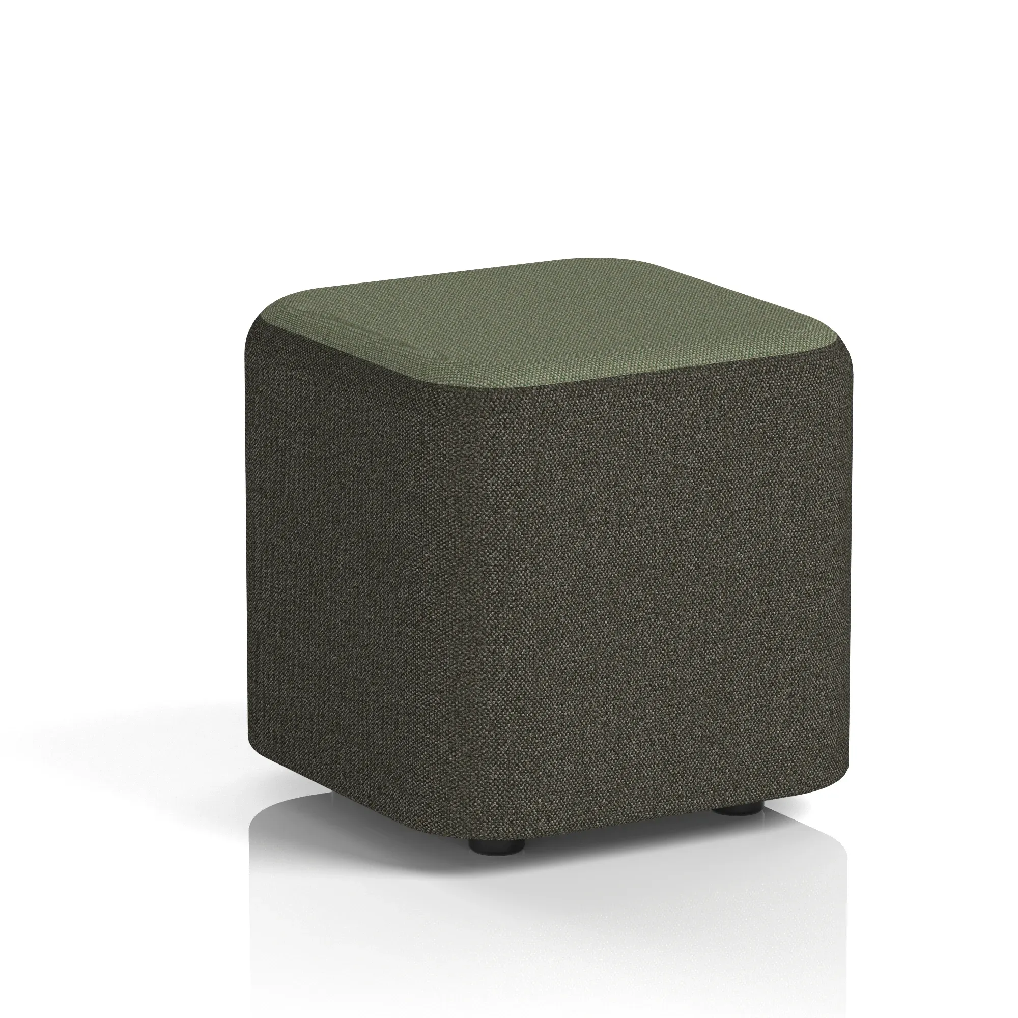 Harlestone Square Stool in Two Tone