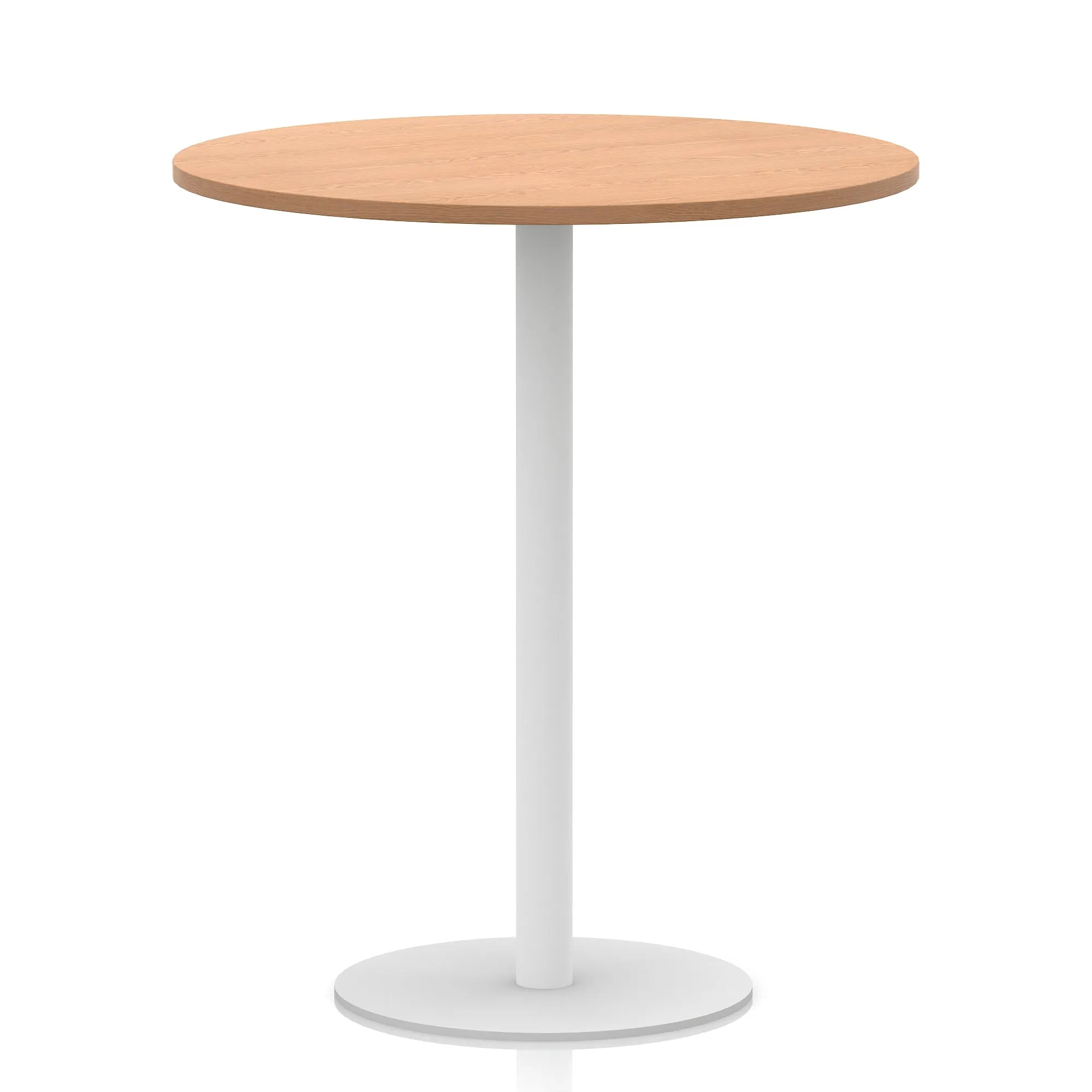 EE - Italia Round Poseur Table White Leg