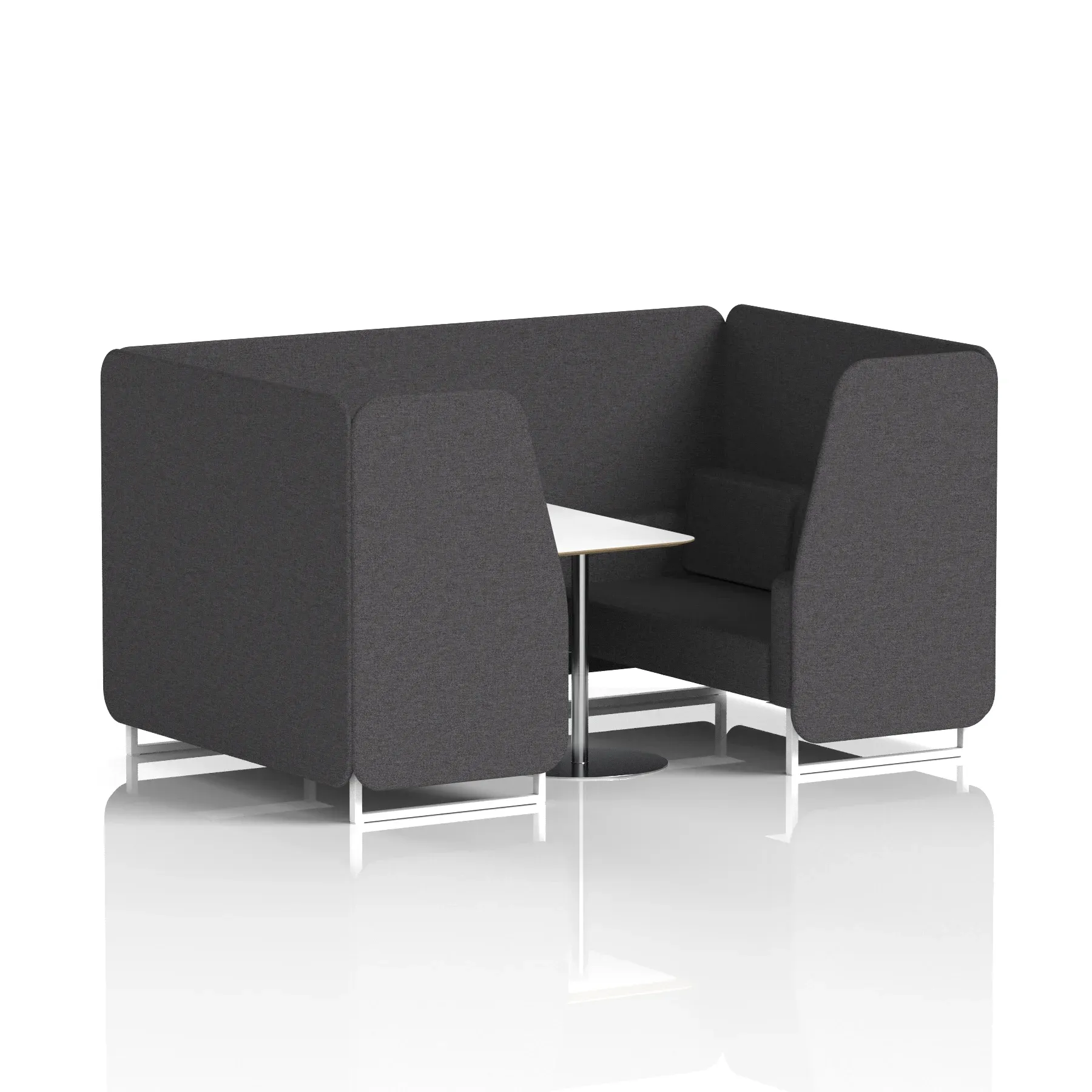 Brixworth Booth With White Table In Single Tone