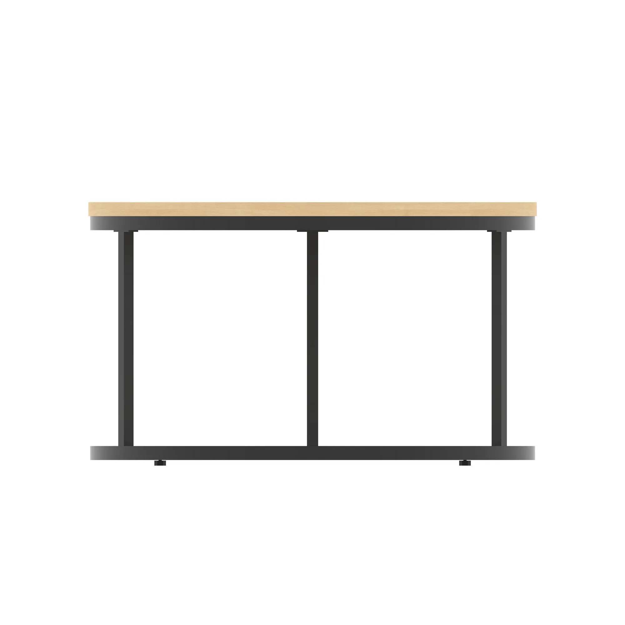 Impulse Round Coffee Table With Metal Frame