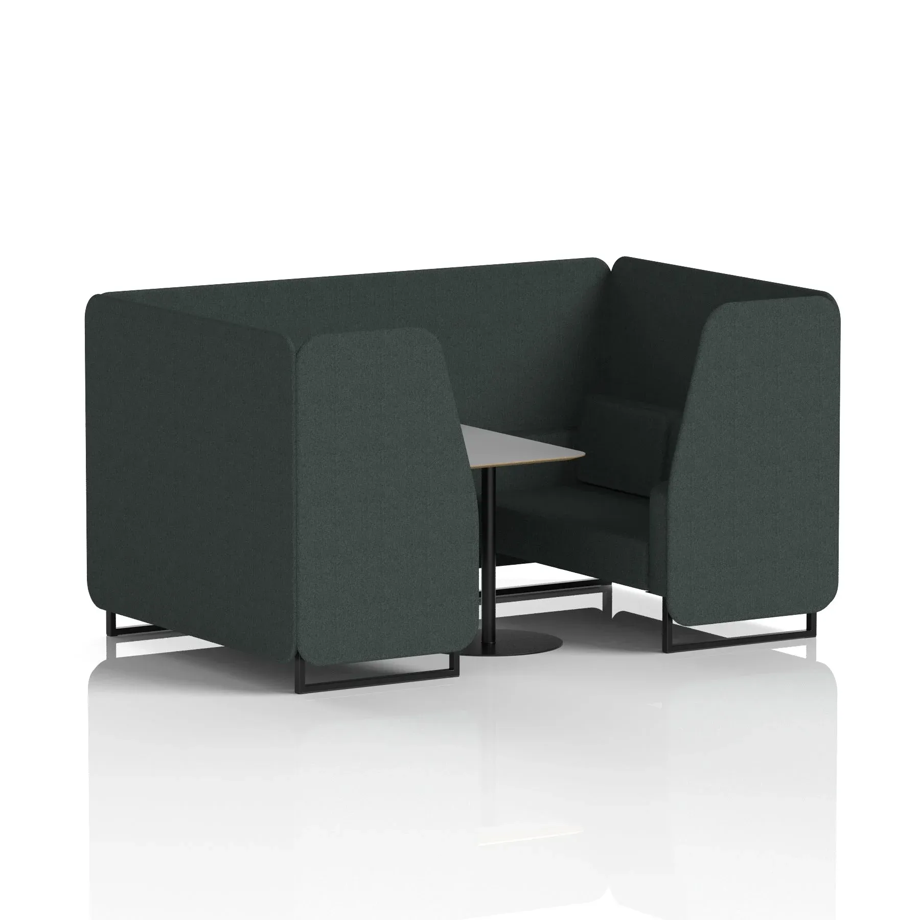 EE - Brixworth Booth With Grey Table In Single Tone