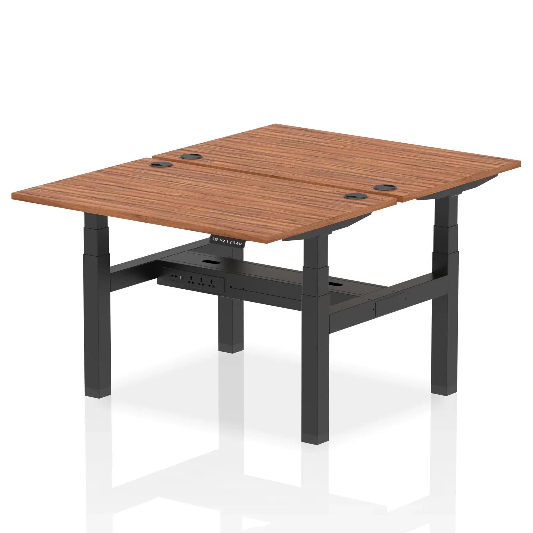OE - Air Back-to-Back Height Adjustable Bench Desk - 2 Person