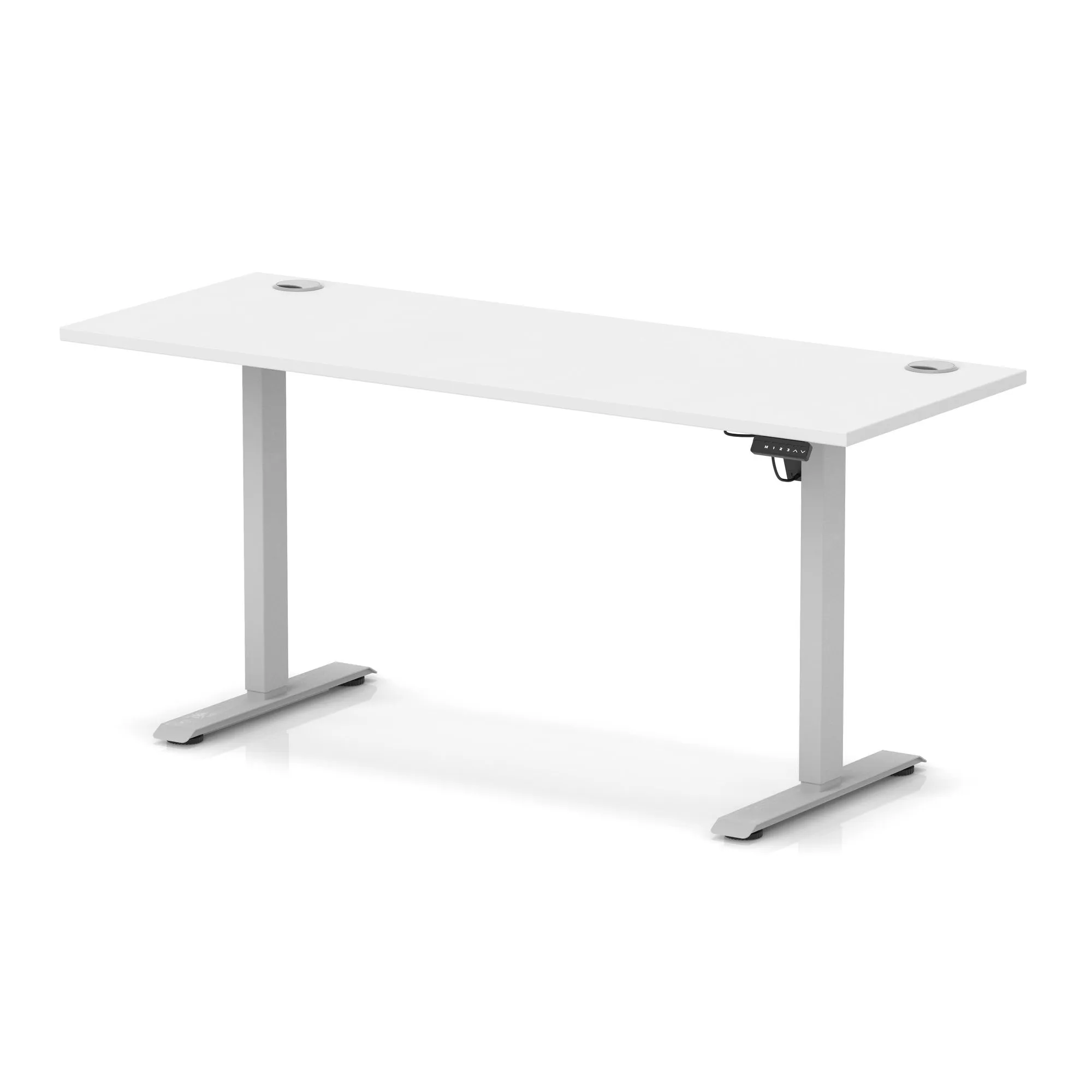 OE - Air Lite Height Adjustable Slimline Desk With Cable Ports