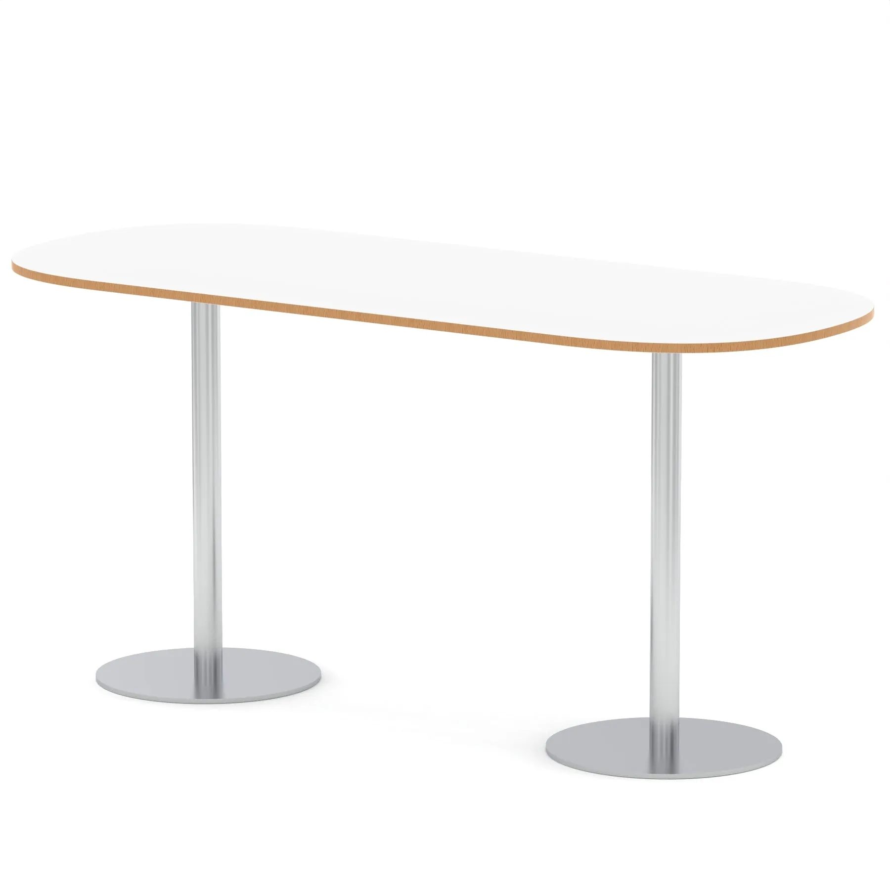 Italia Boardroom Table Silver Leg