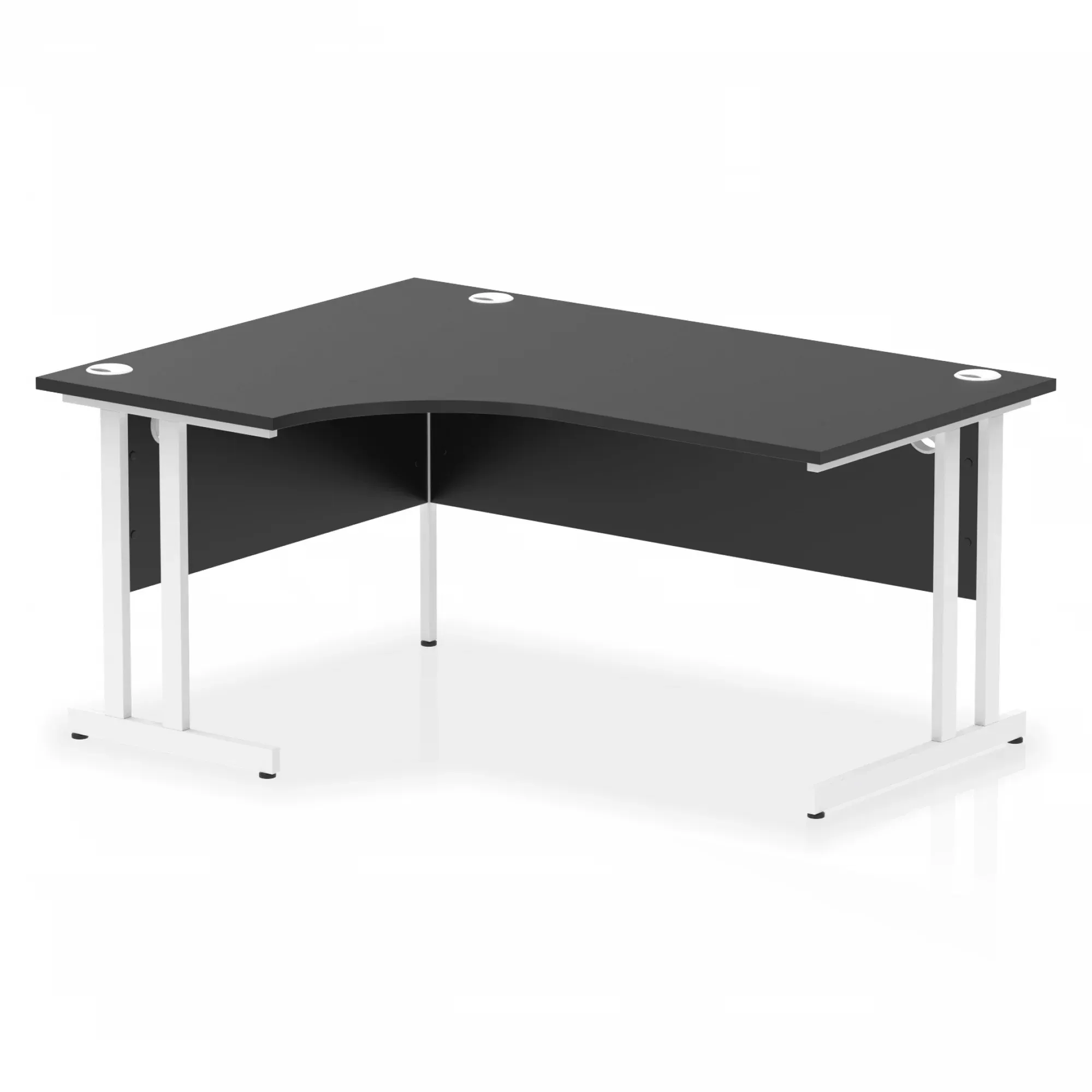 Impulse 1600mm Right Crescent Desk Cantilever Leg