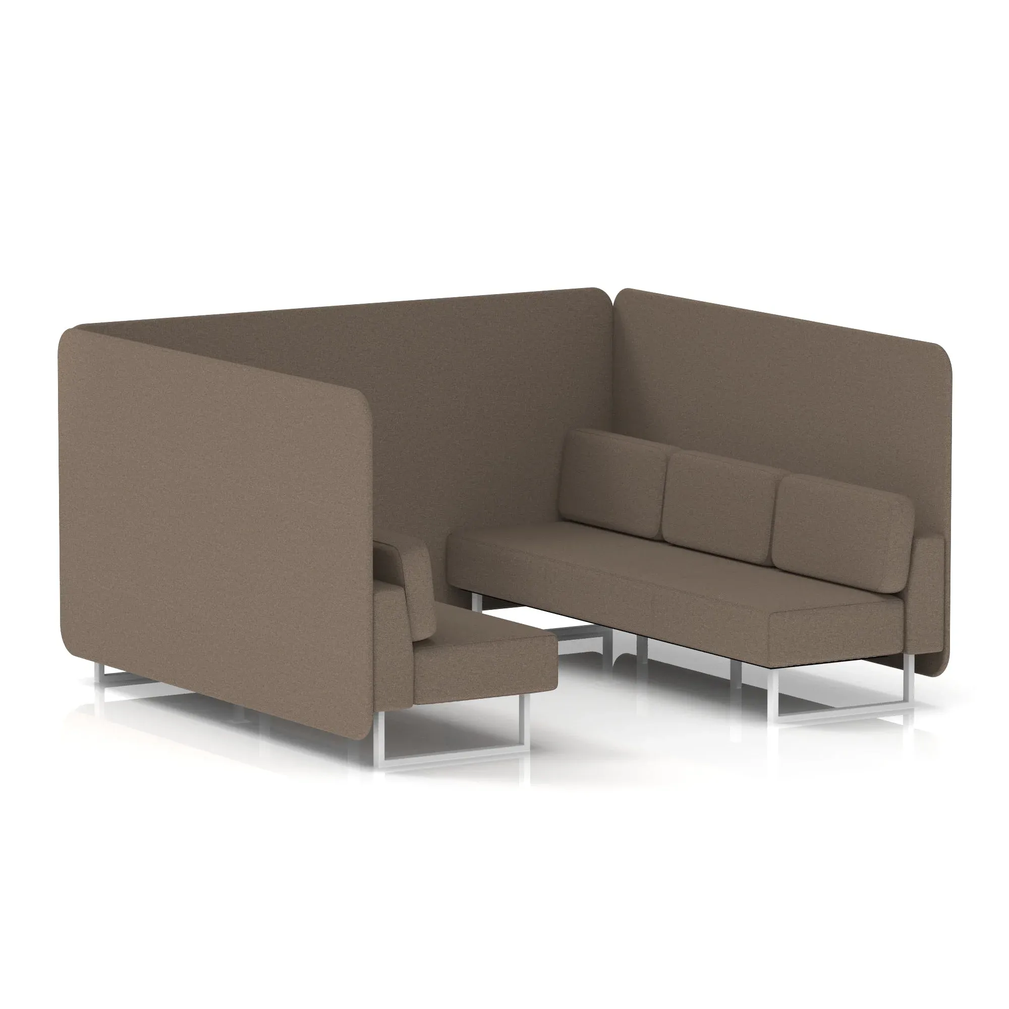 Brixworth Bench Booth in Single Tone