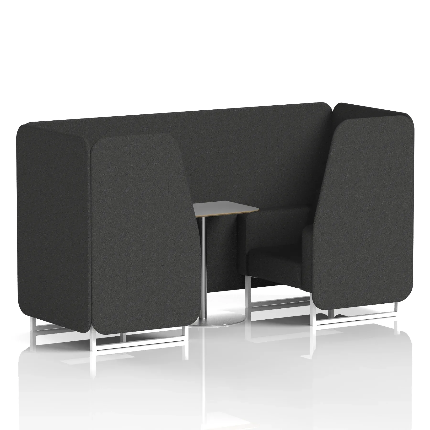 Brixworth Booth With Grey Table In Single Tone