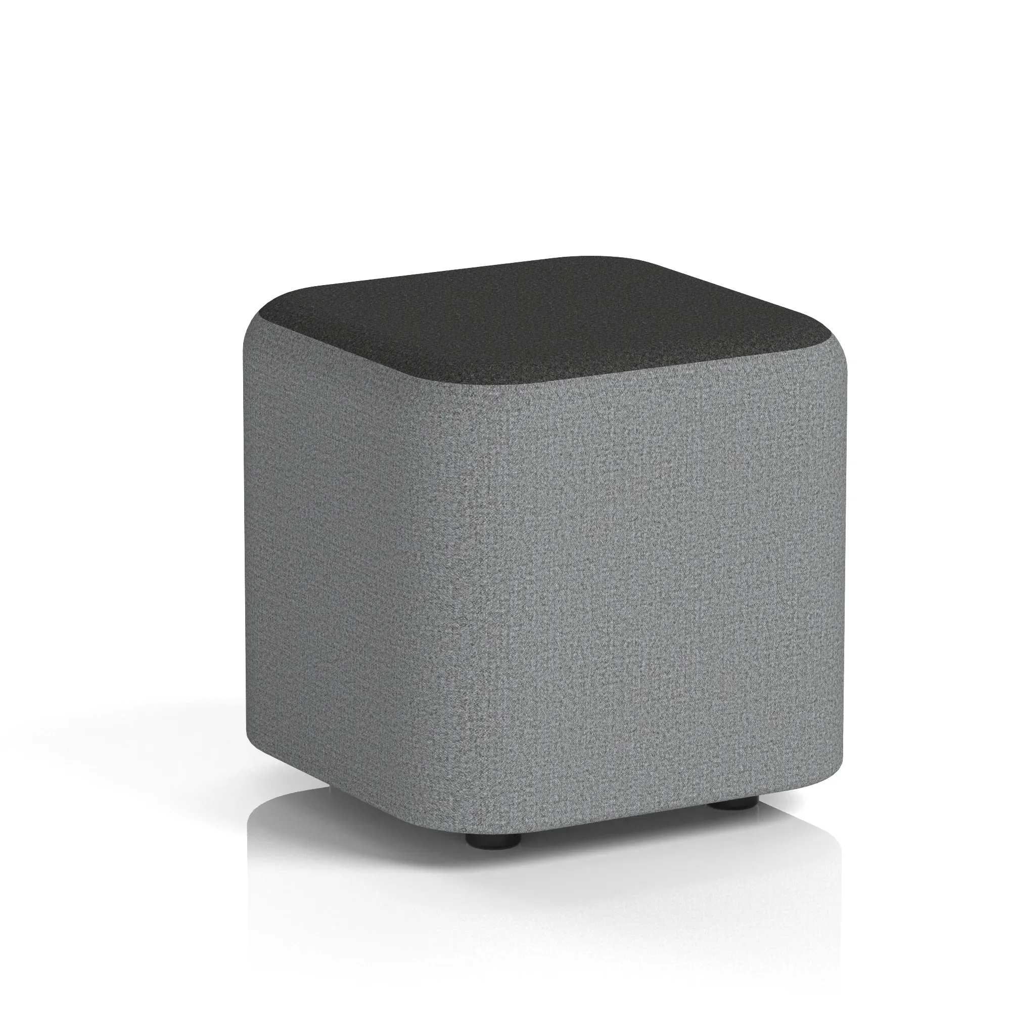 Harlestone Square Stool in Two Tone