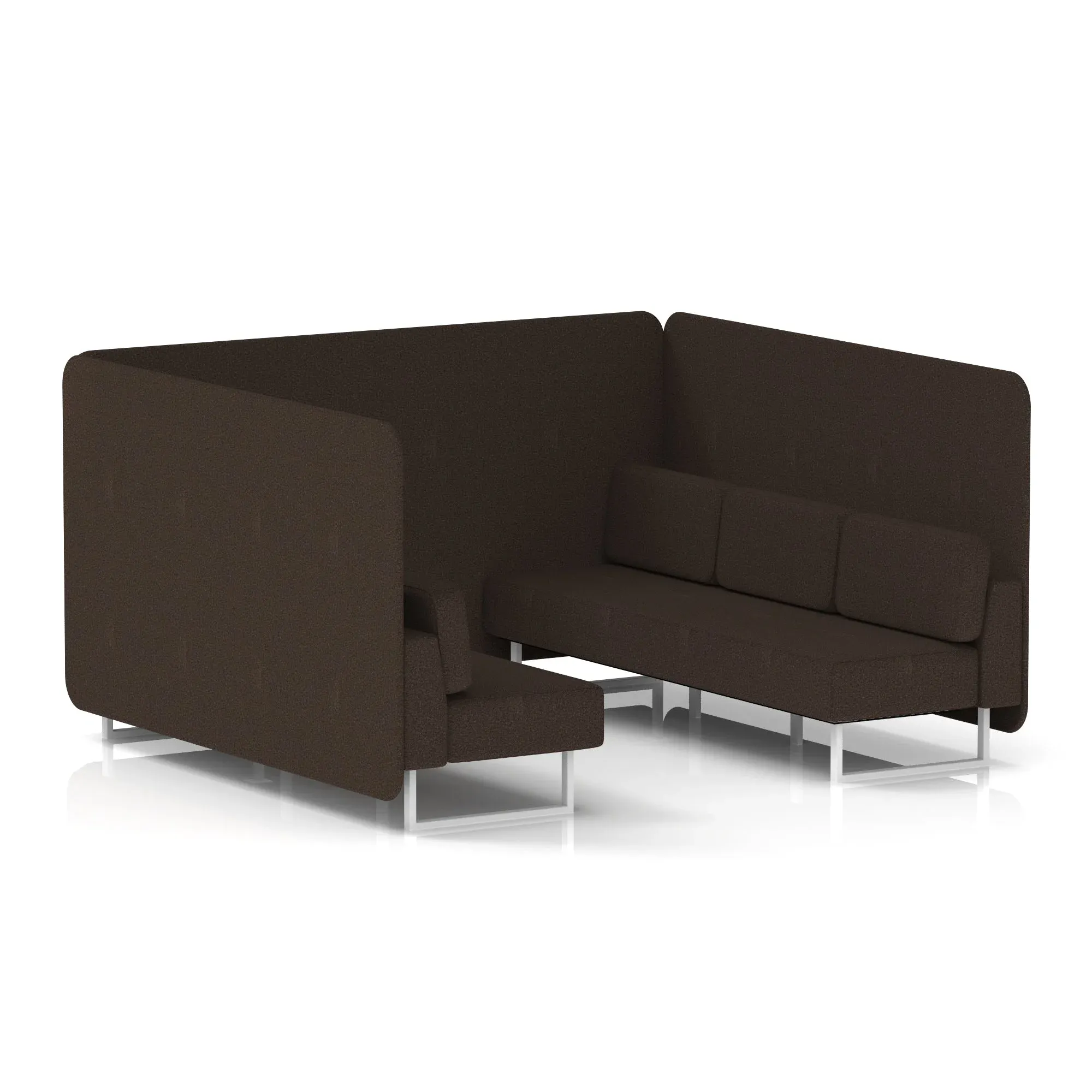Brixworth Bench Booth in Single Tone