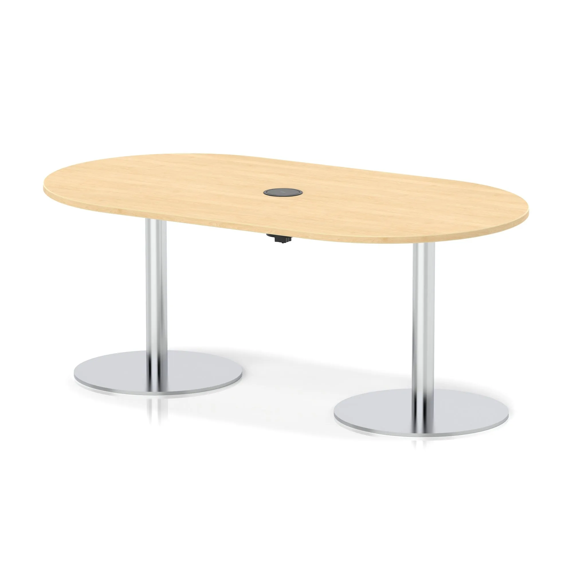 Italia Volta Poseur Boardroom Table With Pop-up Power Module