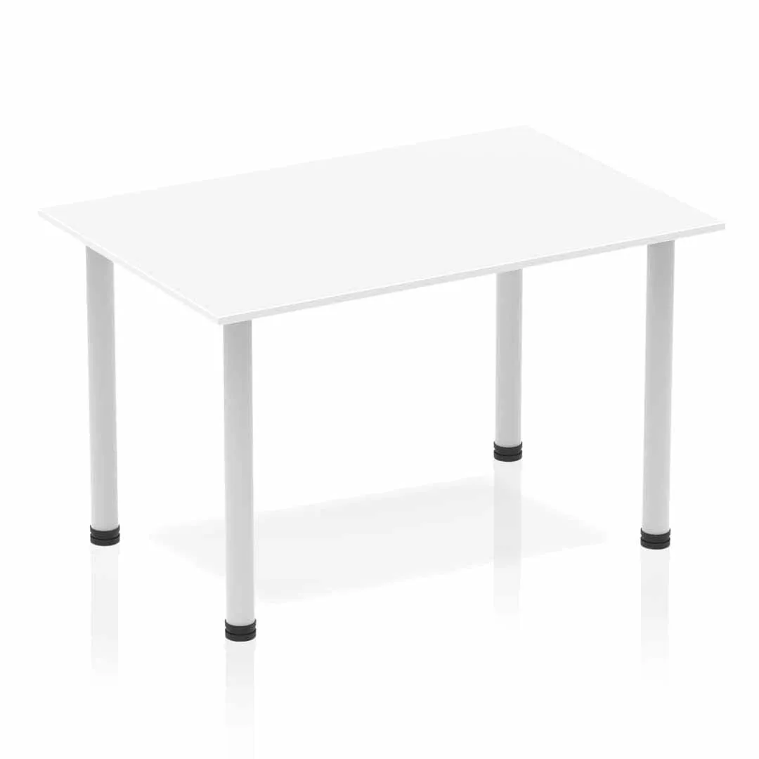 Impulse 1200mm Straight Table With Post Leg