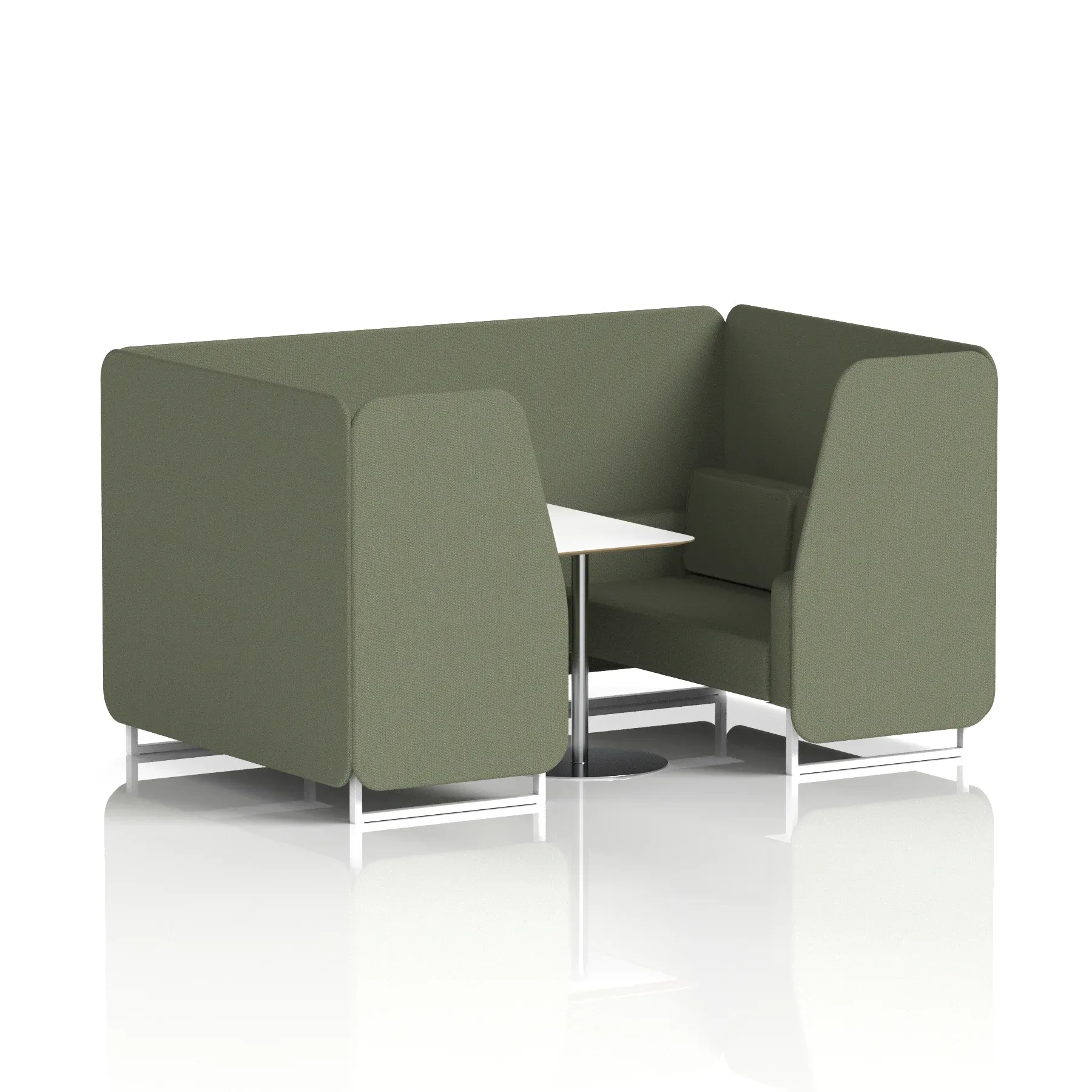 Brixworth Booth With White Table In Single Tone