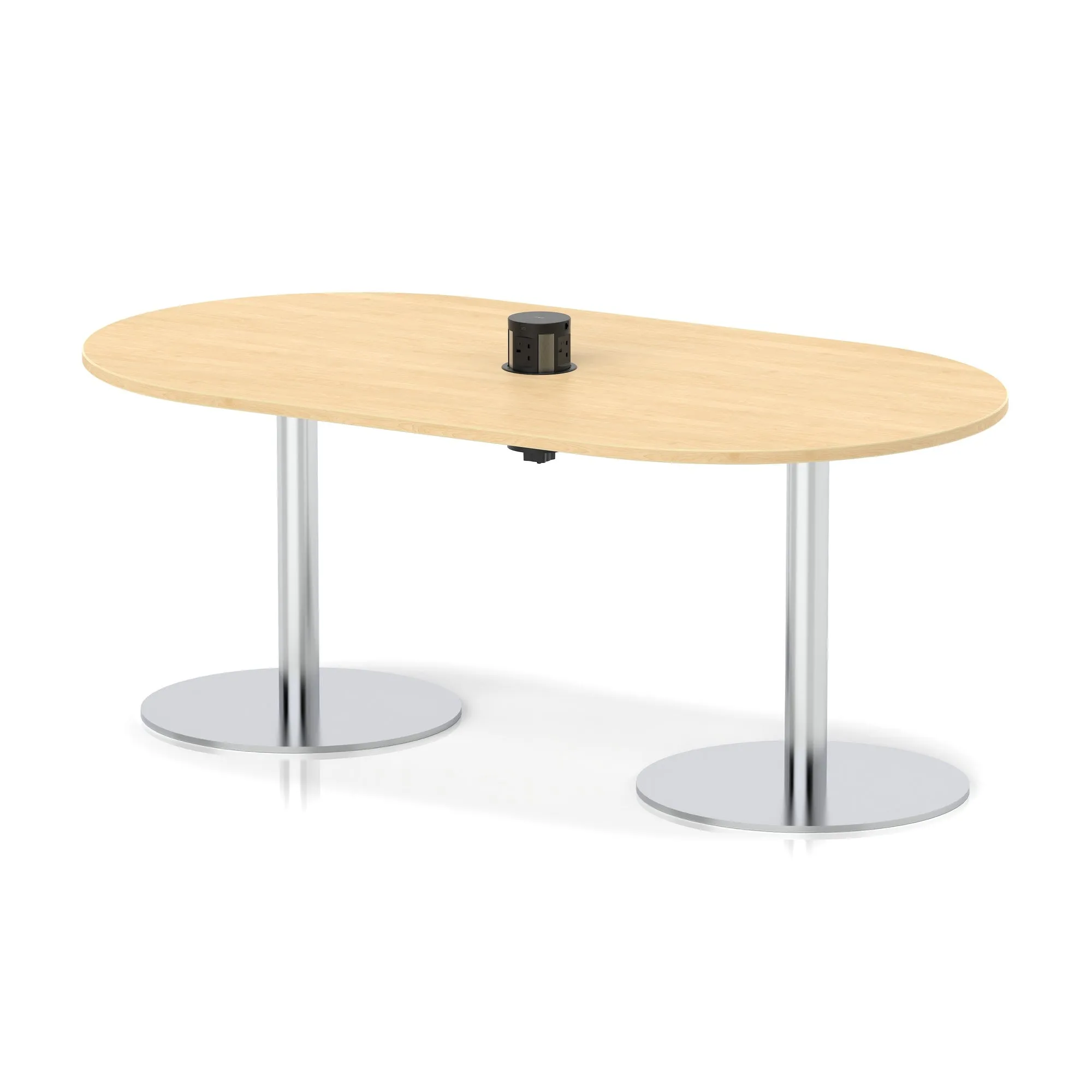 Italia Volta Poseur Boardroom Table With Pop-up Power Module