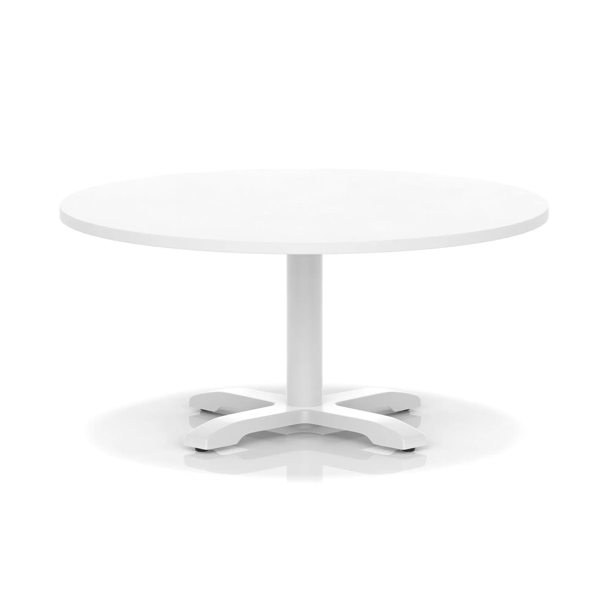 Italia Round Coffee Table With Cross Base