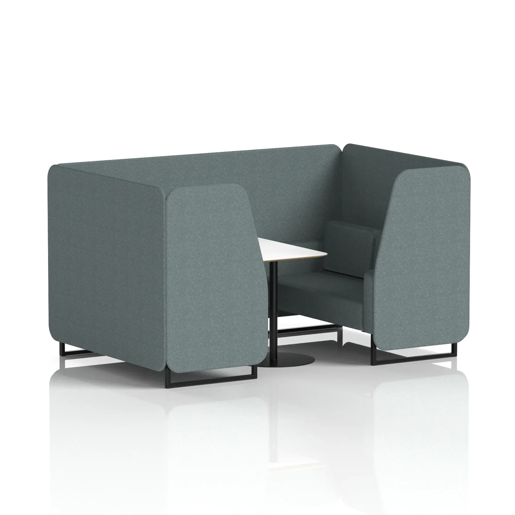 Brixworth Booth With White Table In Single Tone