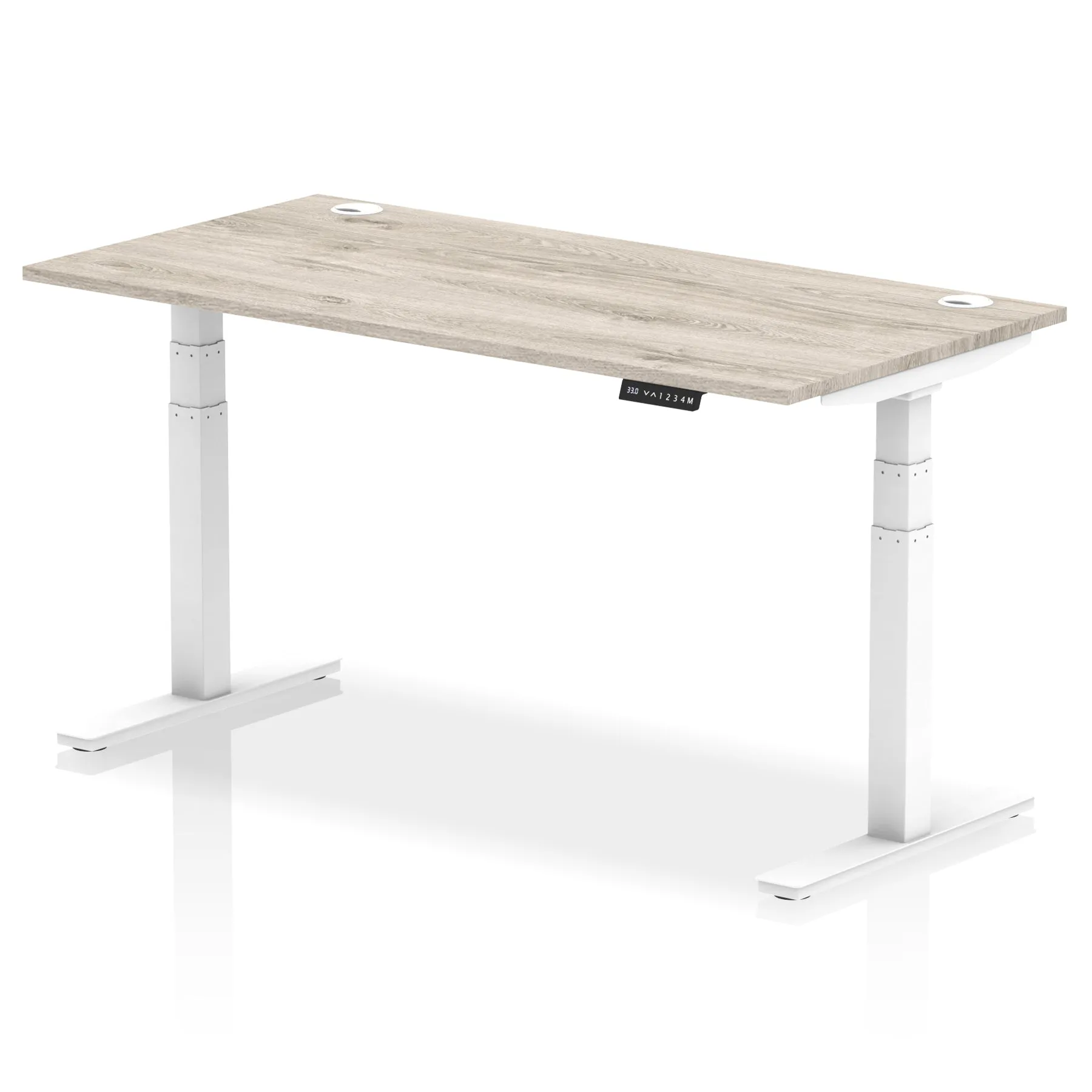 EE - Air Height Adjustable Desk With Cable Ports