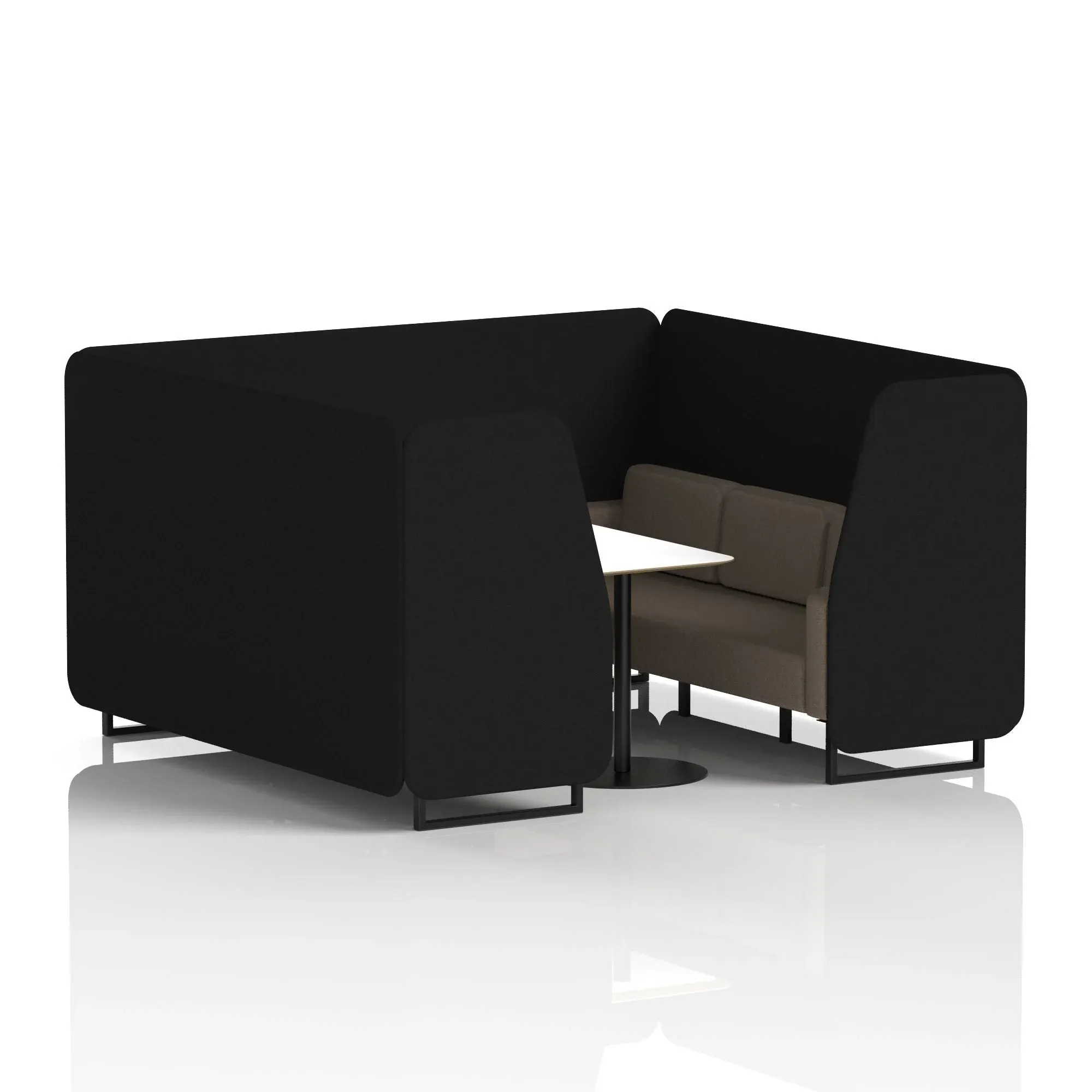 Brixworth Booth With White Table In Two Tone