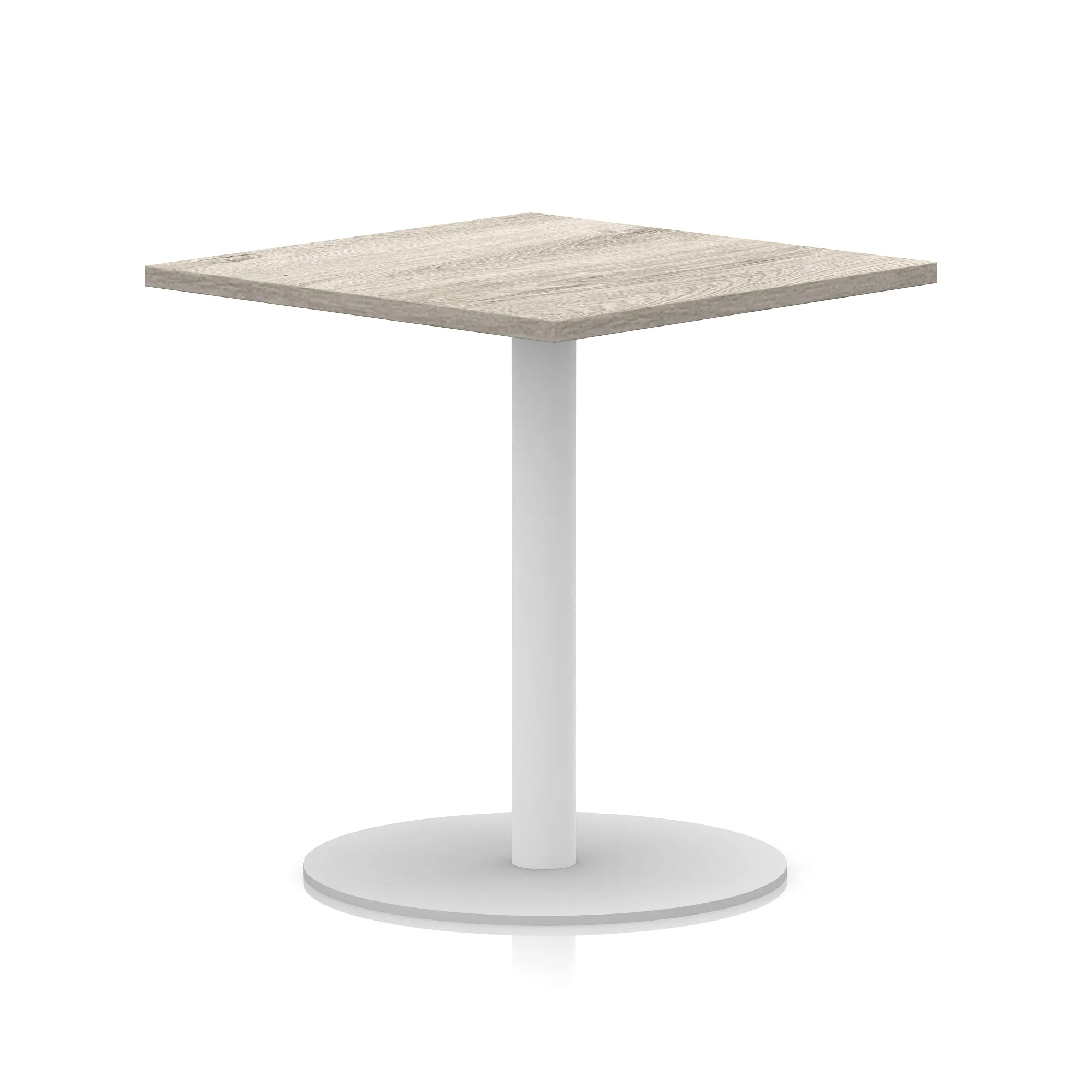 EE - Italia Square Poseur Table White Leg
