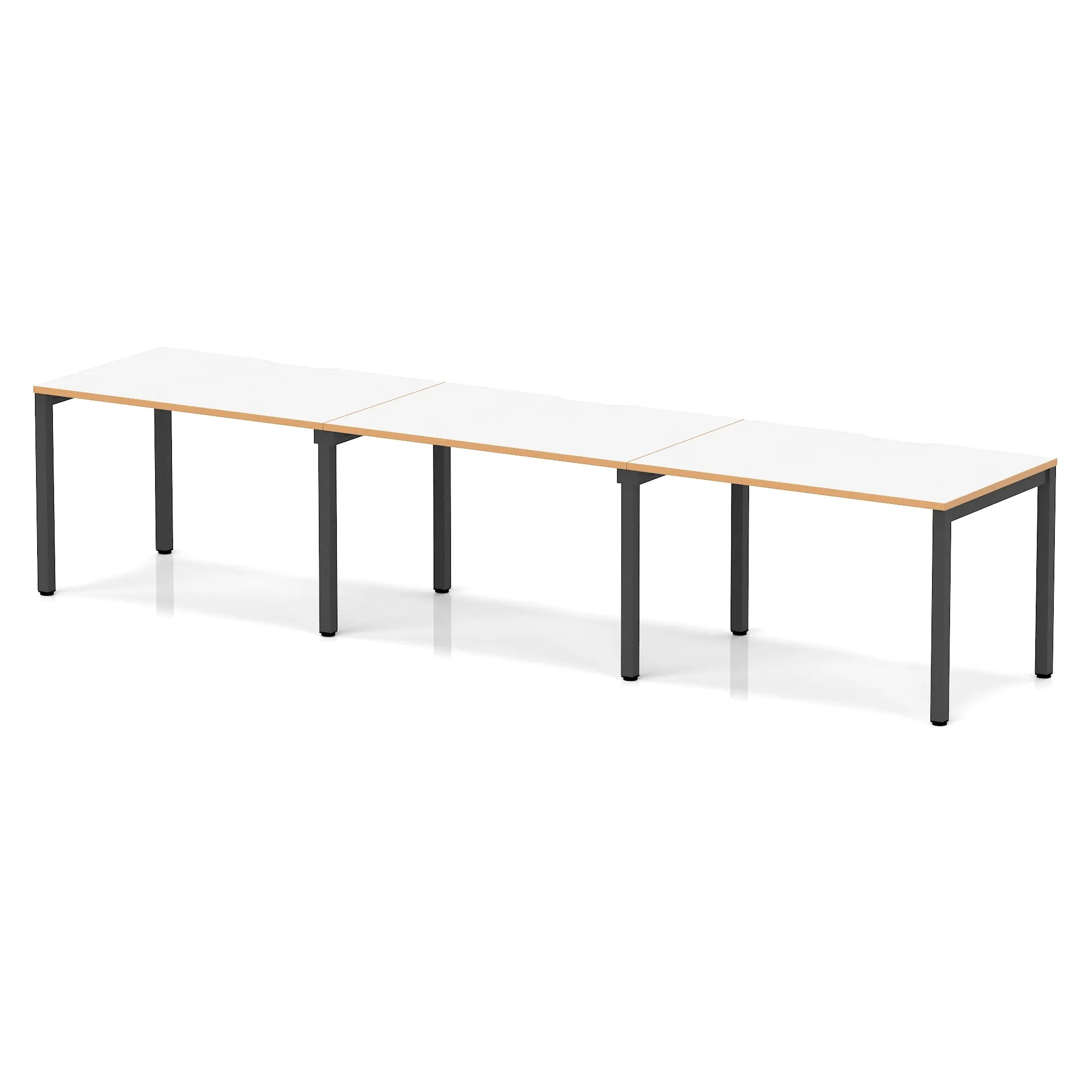 Evolve Plus Single Row Bench Desk - 3 Person