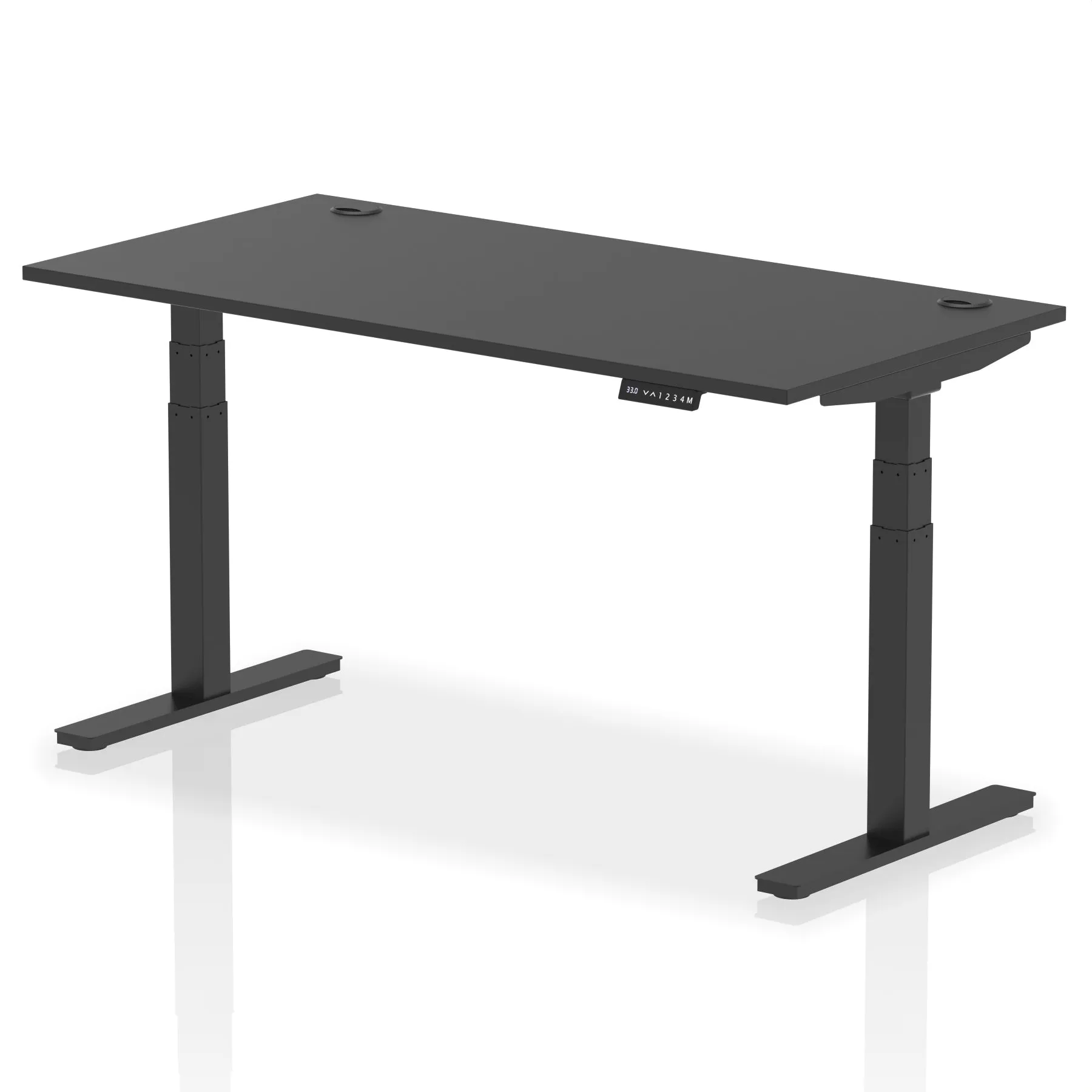 EE - Air Height Adjustable Desk With Cable Ports