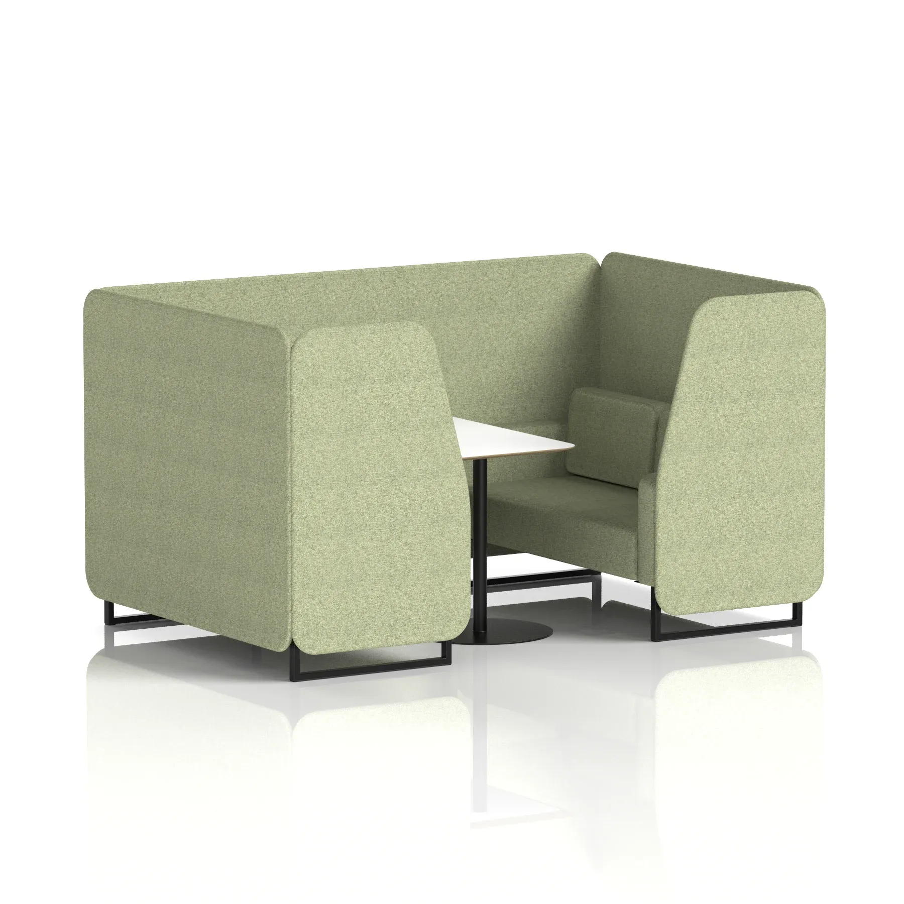 Brixworth Booth With White Table In Single Tone