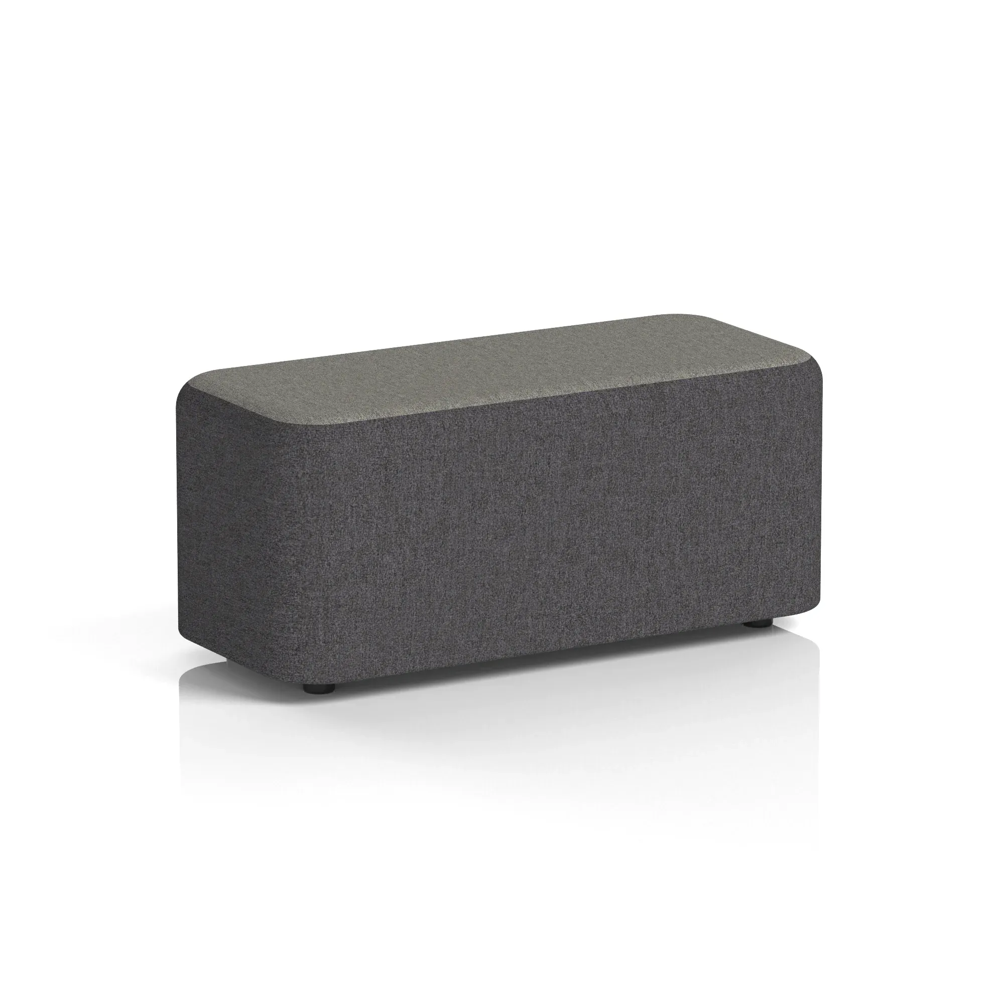 Harlestone Rectangular Stool in Two Tone