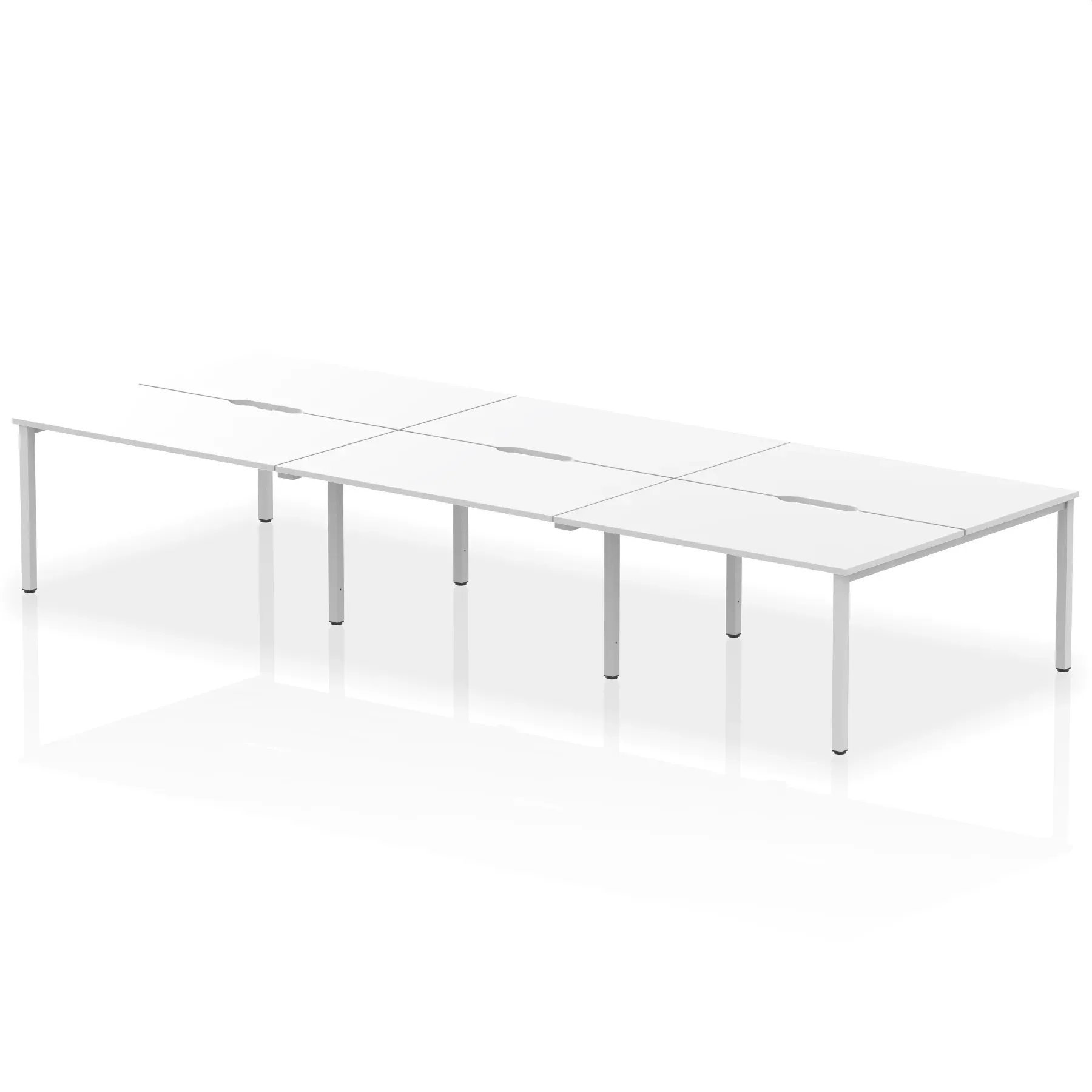 Evolve Plus B2B Bench Desk - 6 Person