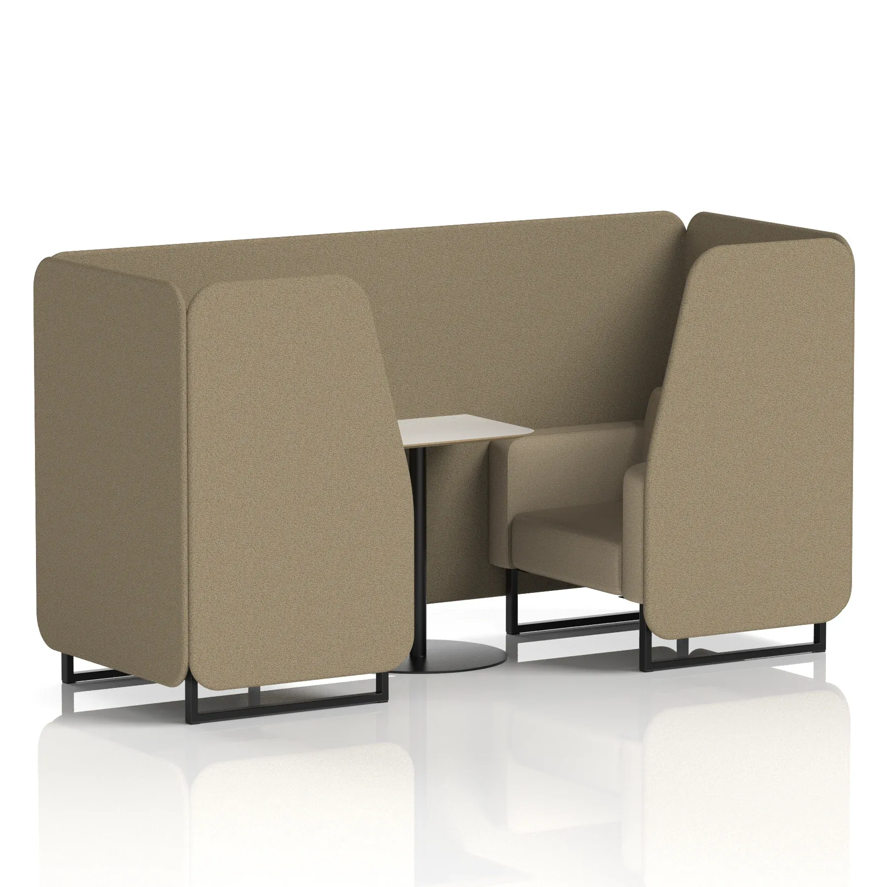Brixworth Booth With White Table In Two Tone