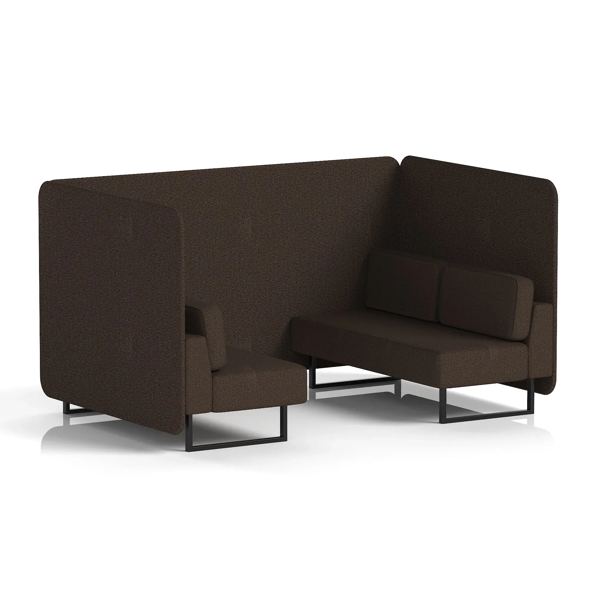 Brixworth Bench Booth in Single Tone