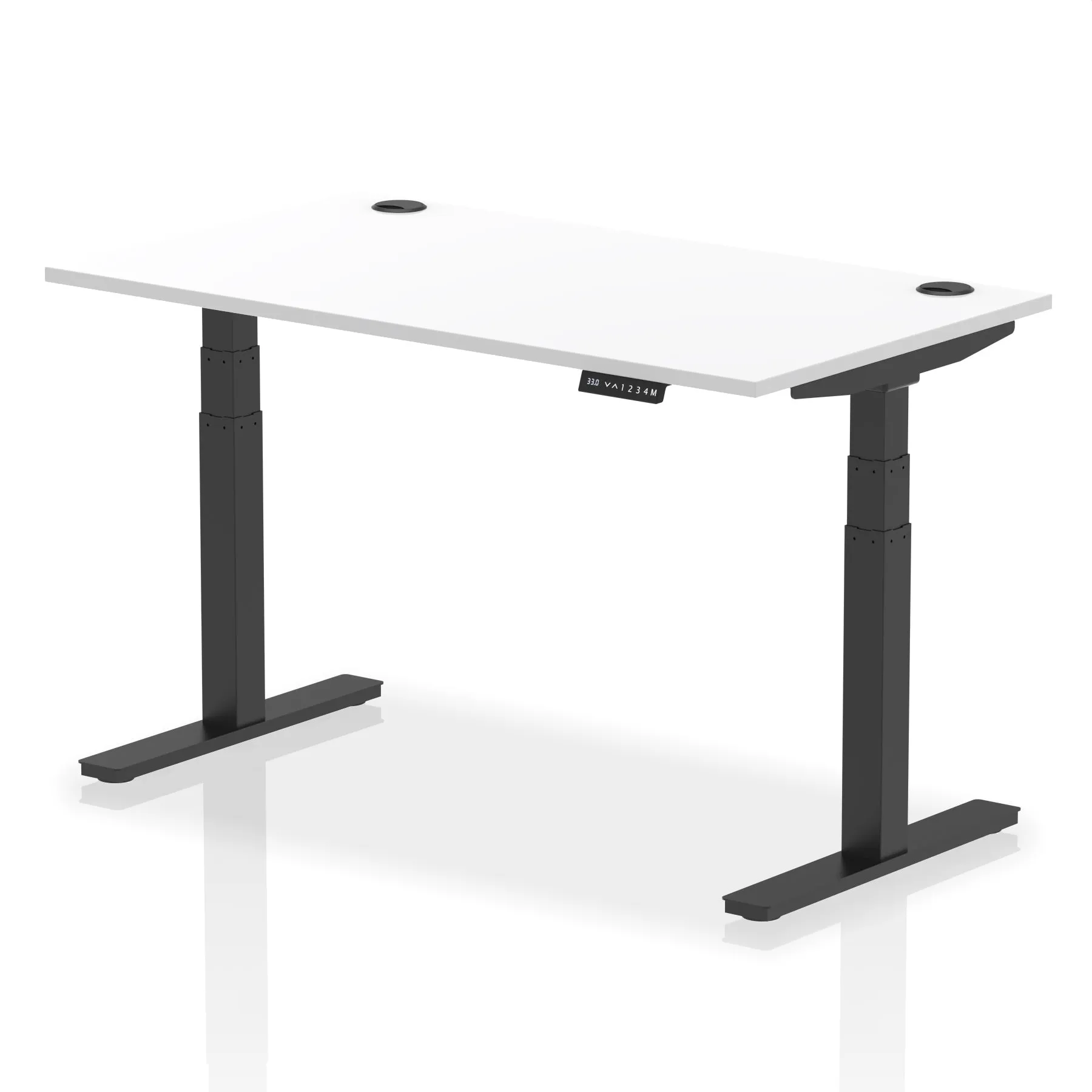 EE - Air Height Adjustable Desk With Cable Ports