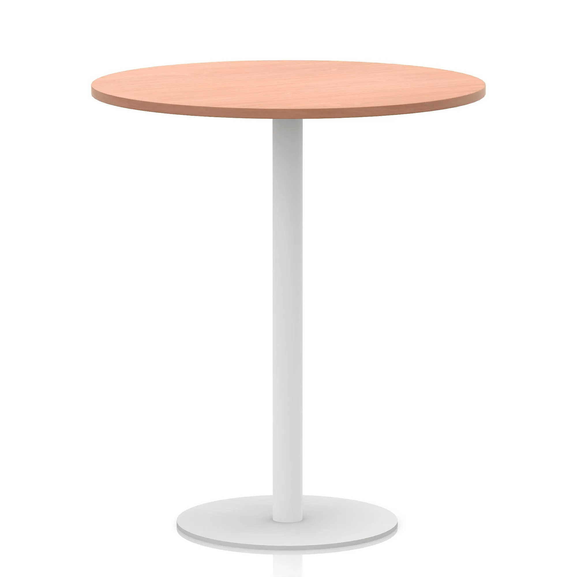 EE - Italia Round Poseur Table White Leg