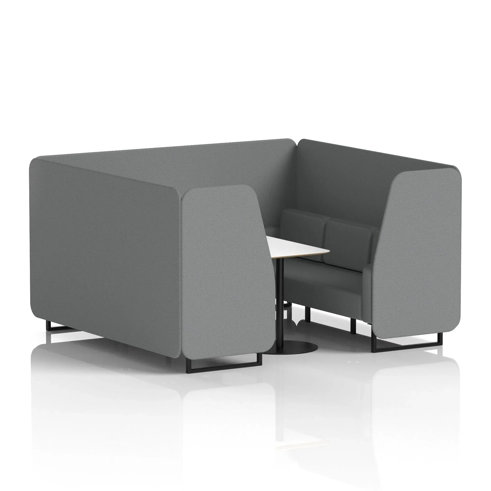 Brixworth Booth With White Table In Single Tone
