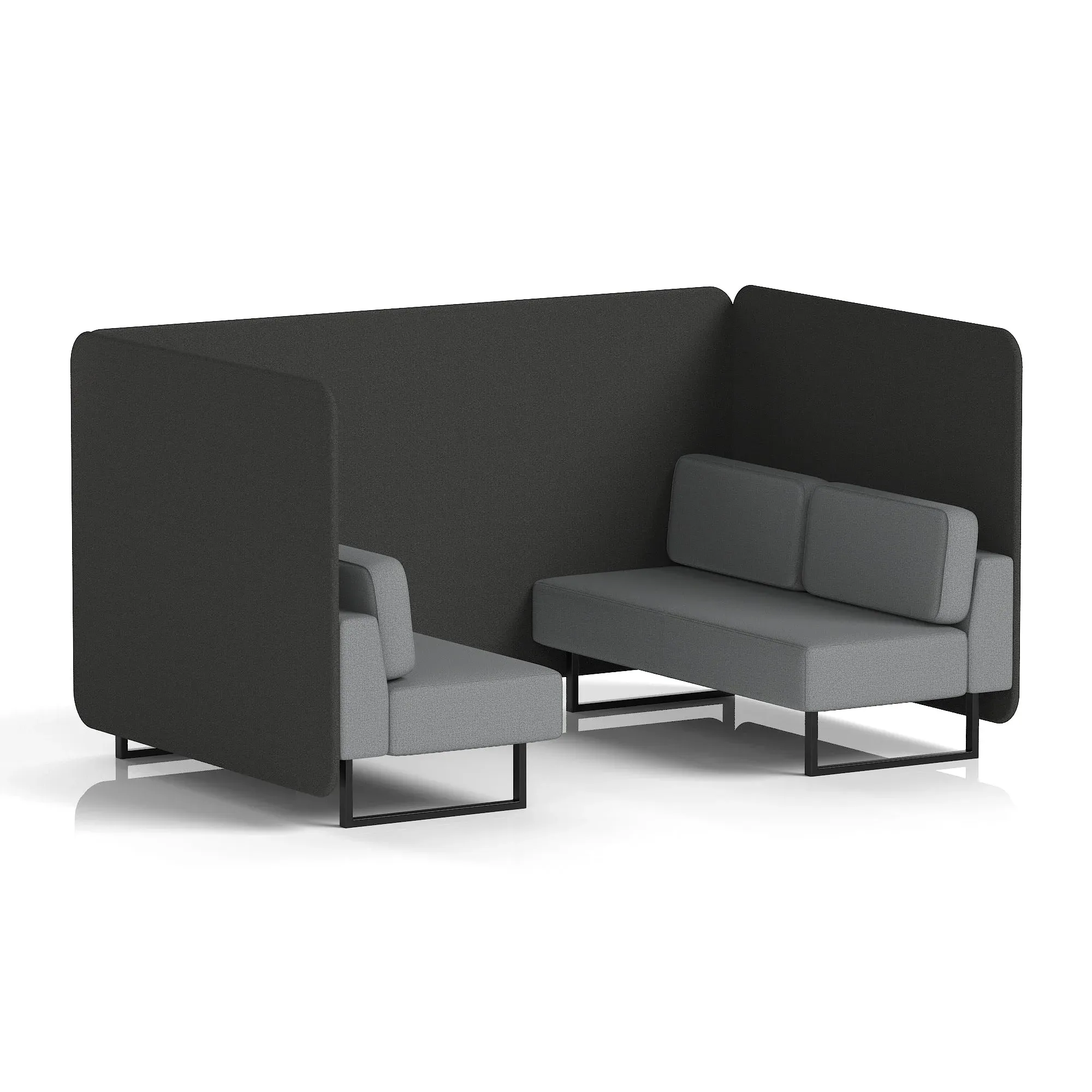 Brixworth Bench Booth in Two Tone