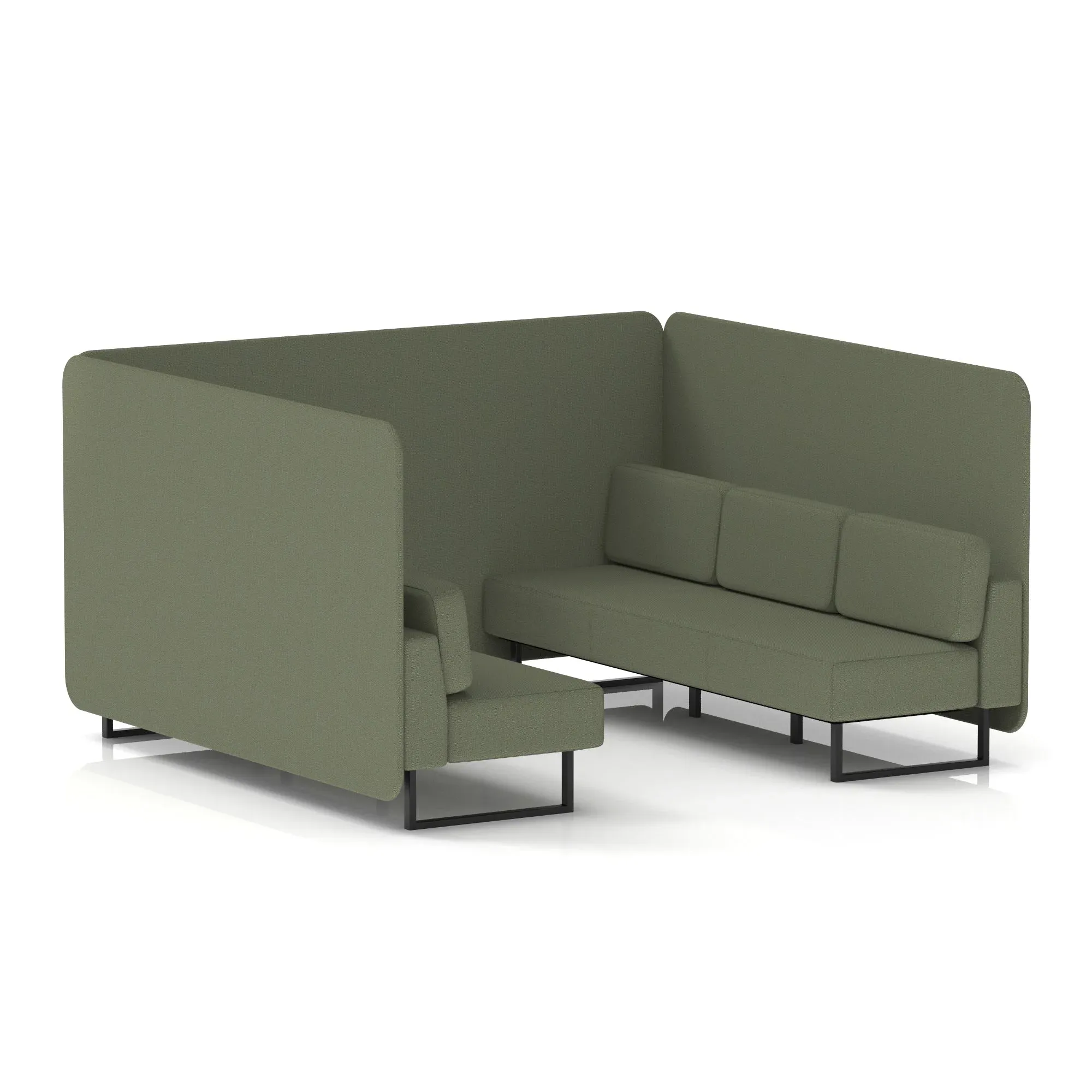 Brixworth Bench Booth in Single Tone