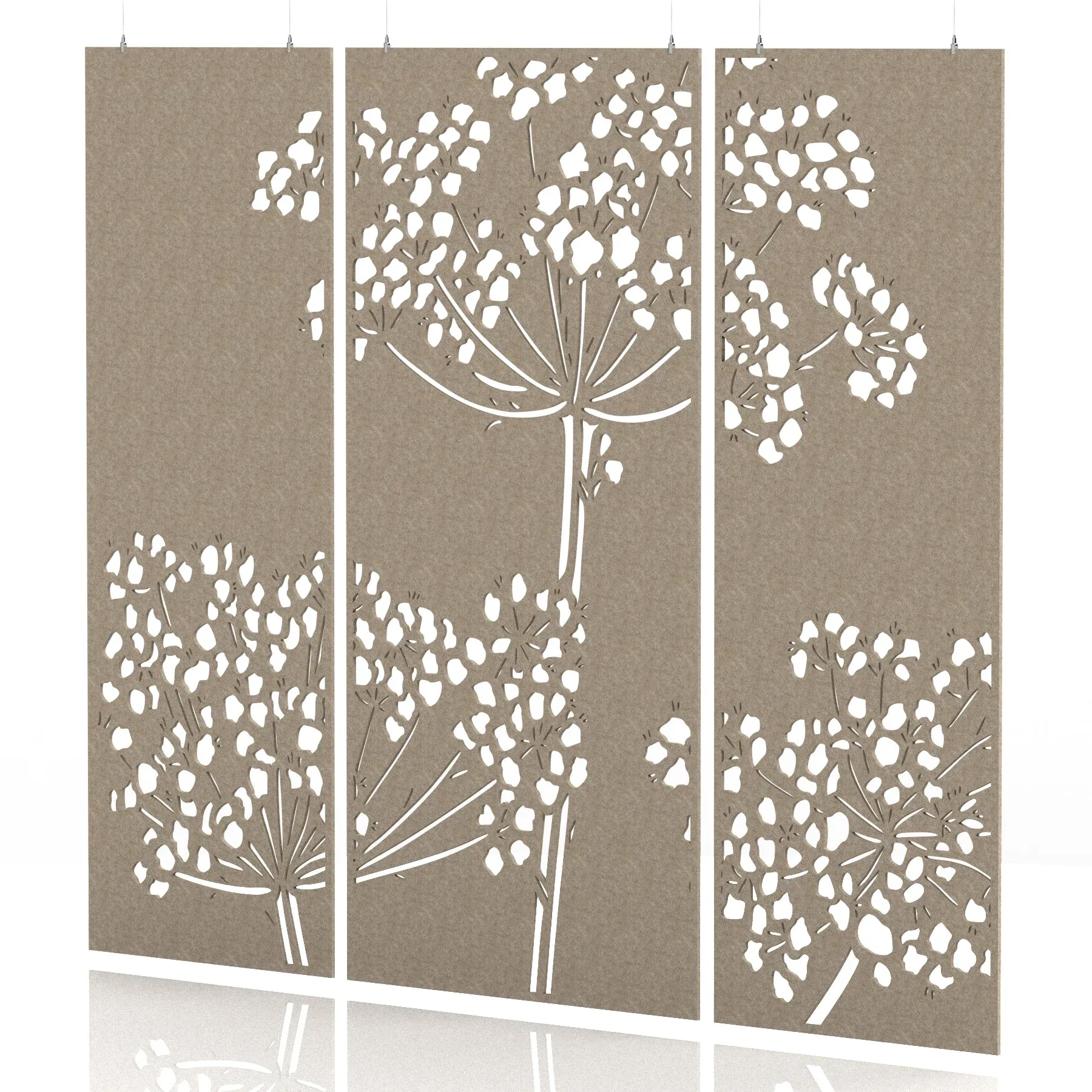 Sch! Acoustic Wall and Hanging Screens (3 Panels)