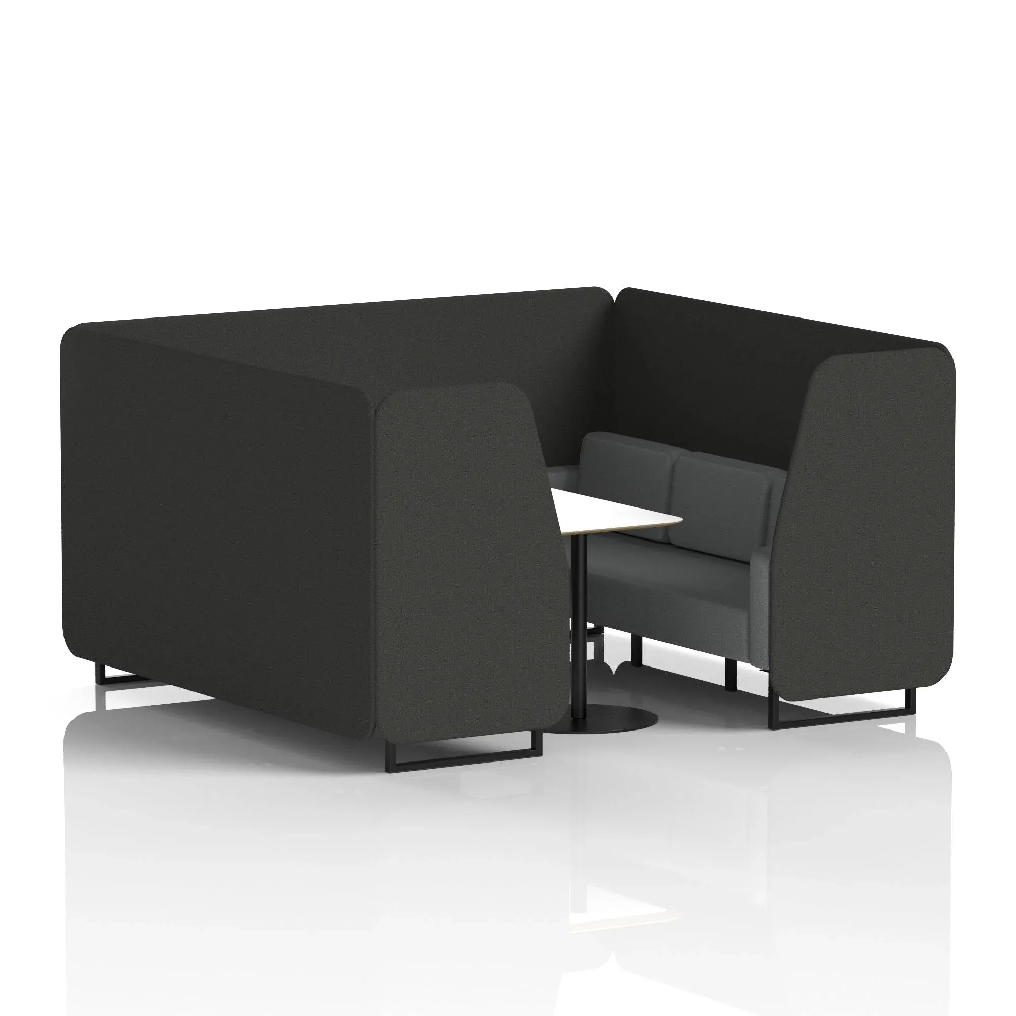 Brixworth Booth With White Table In Two Tone