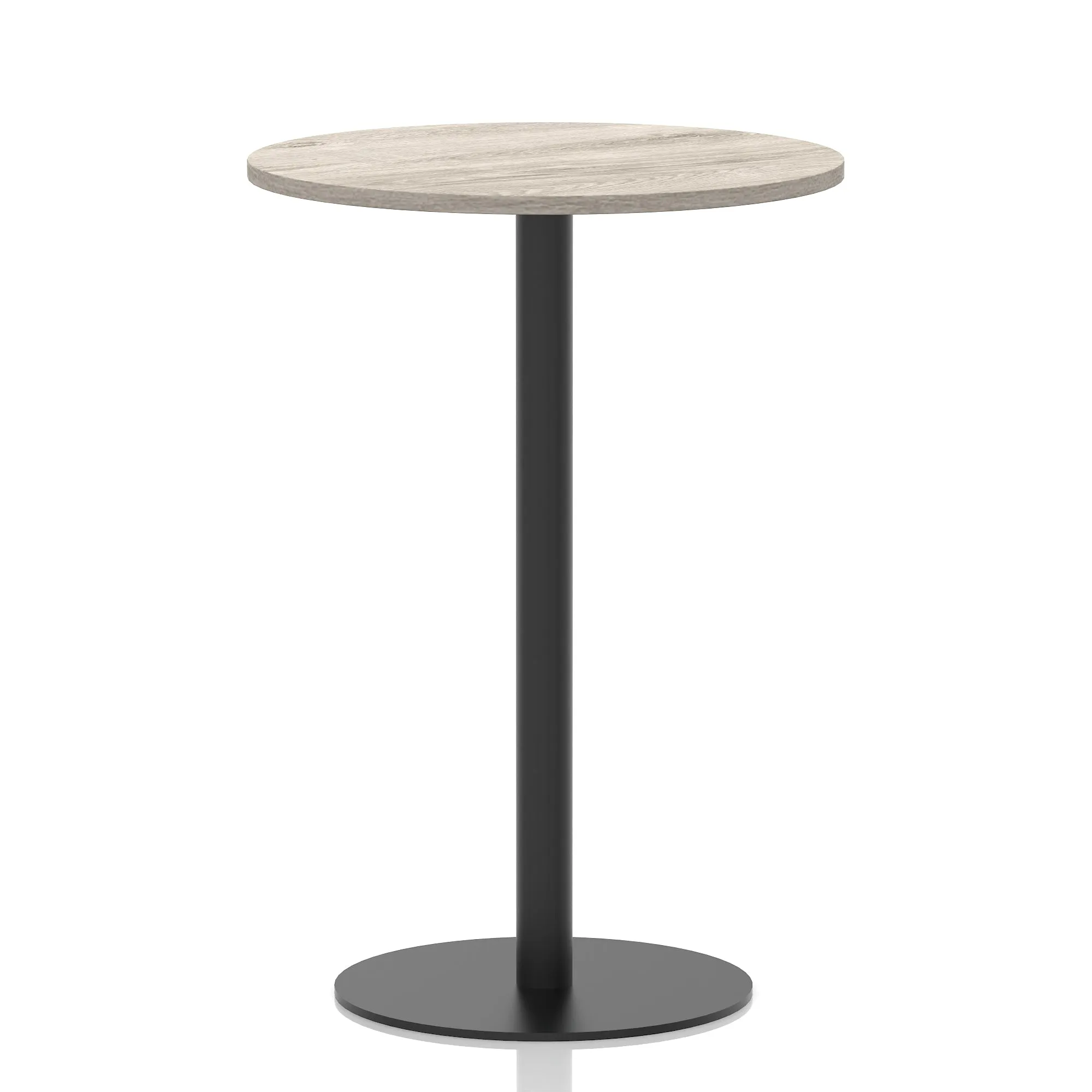 Italia Round Poseur Table Black Leg