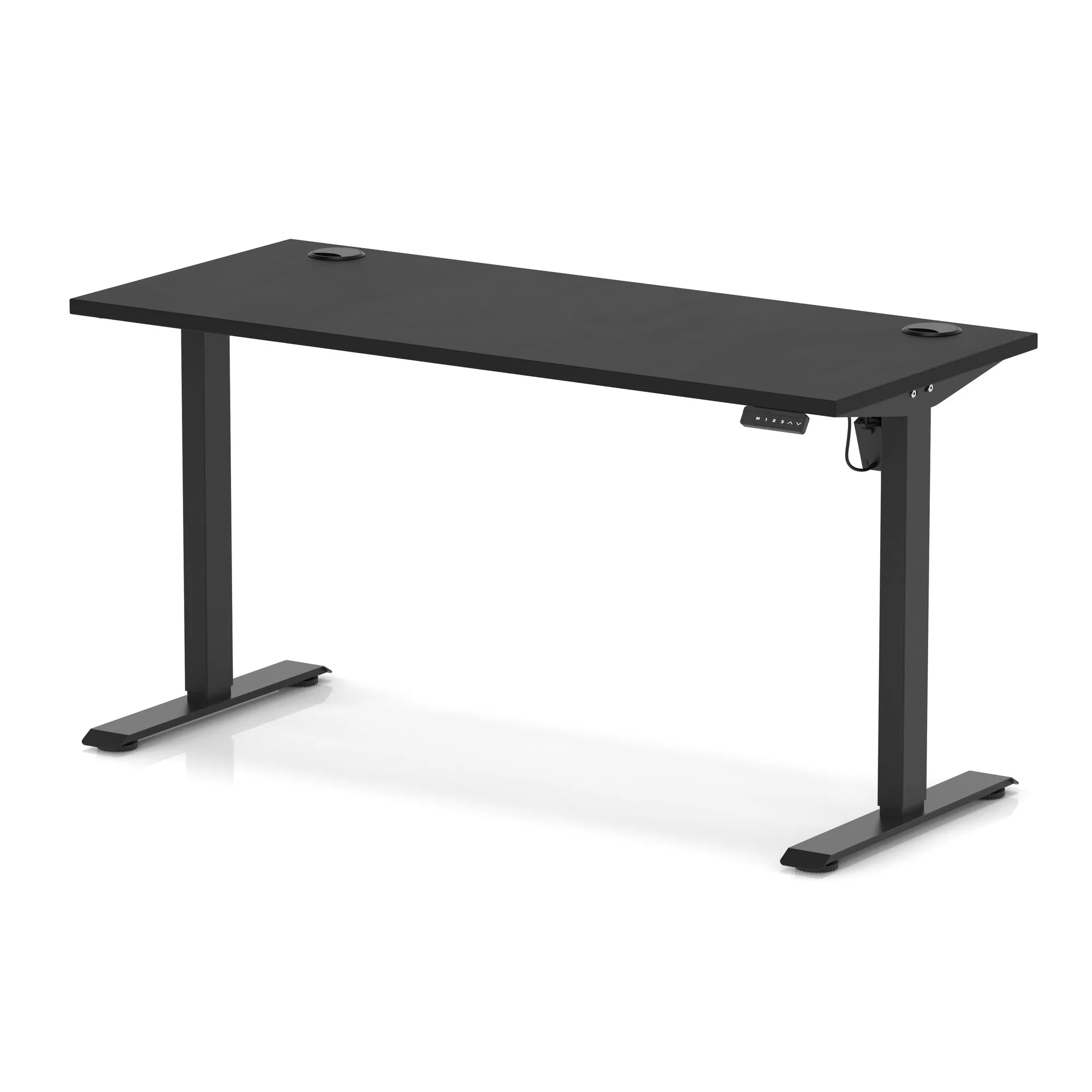 OE - Air Lite Height Adjustable Slimline Desk With Cable Ports