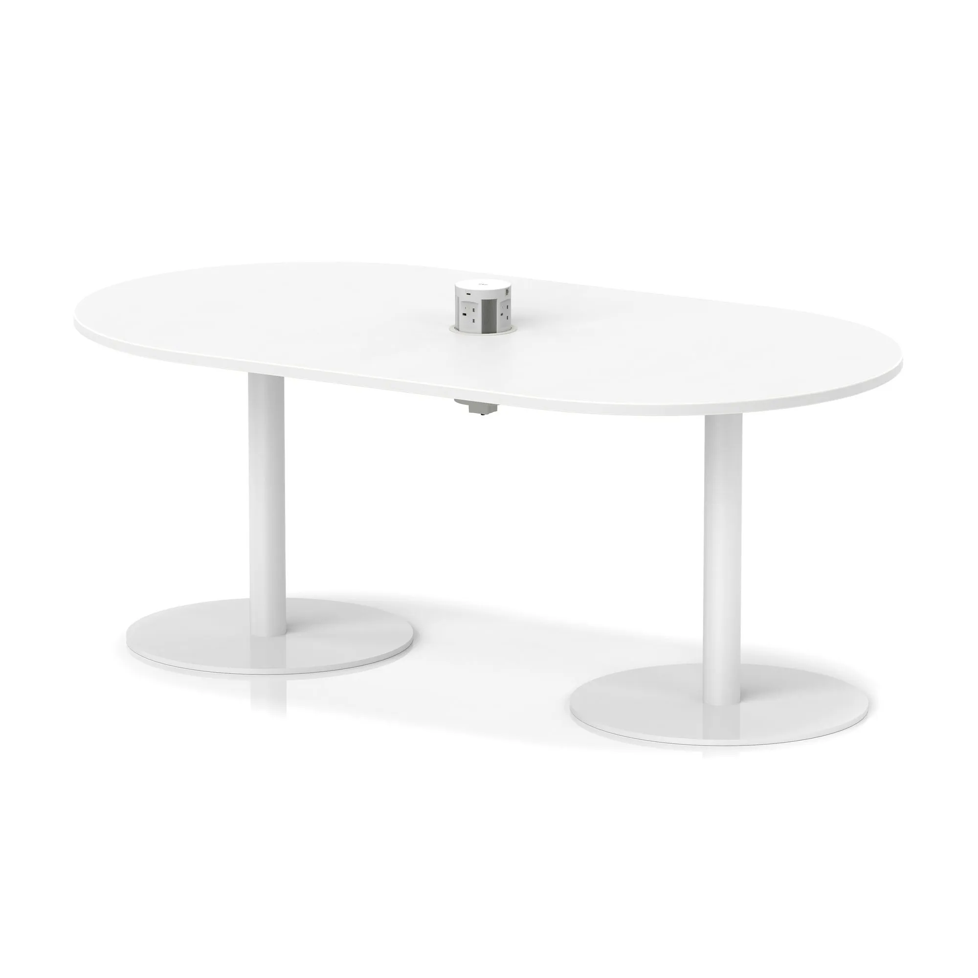 Italia Volta Poseur Boardroom Table With Pop-up Power Module