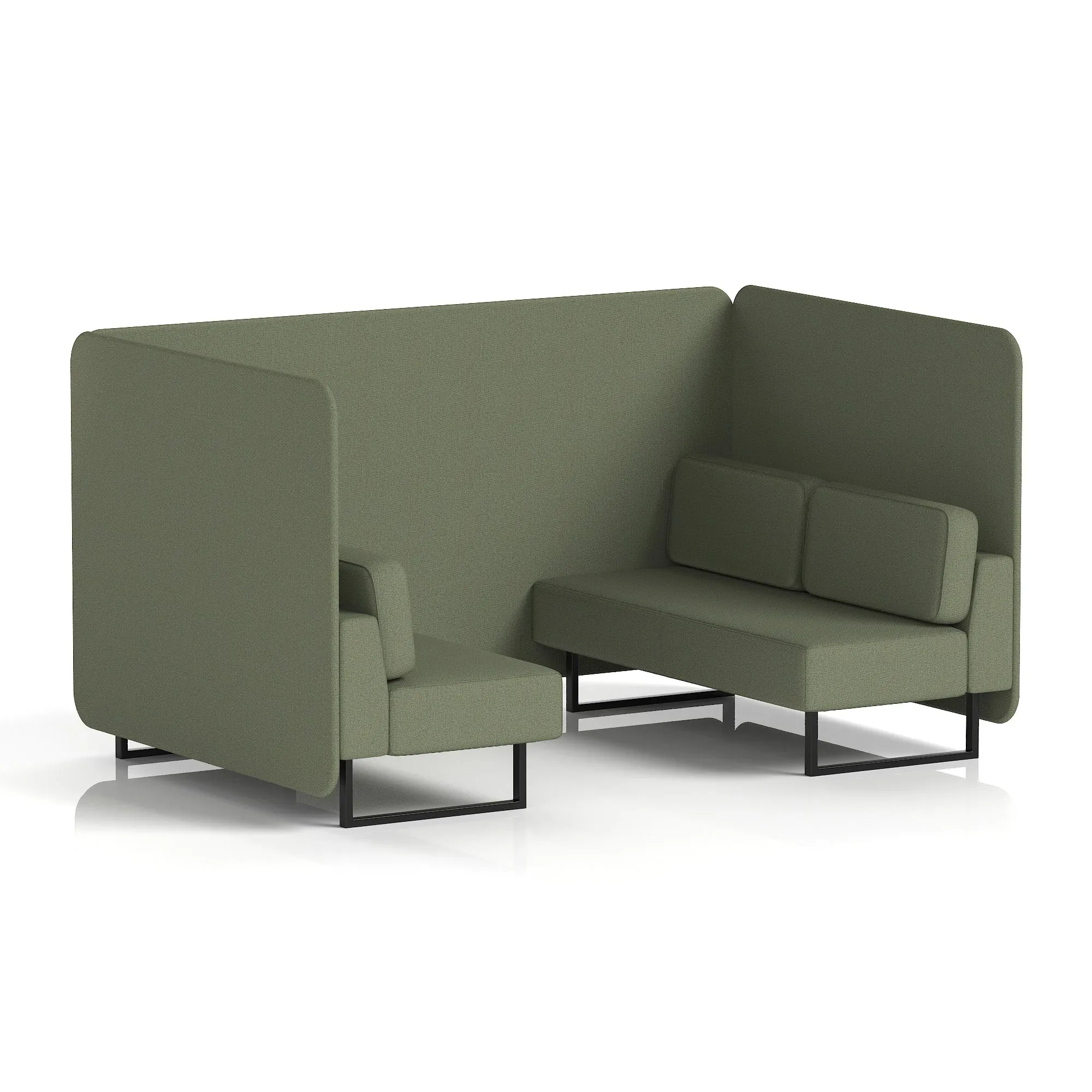 Brixworth Bench Booth in Single Tone