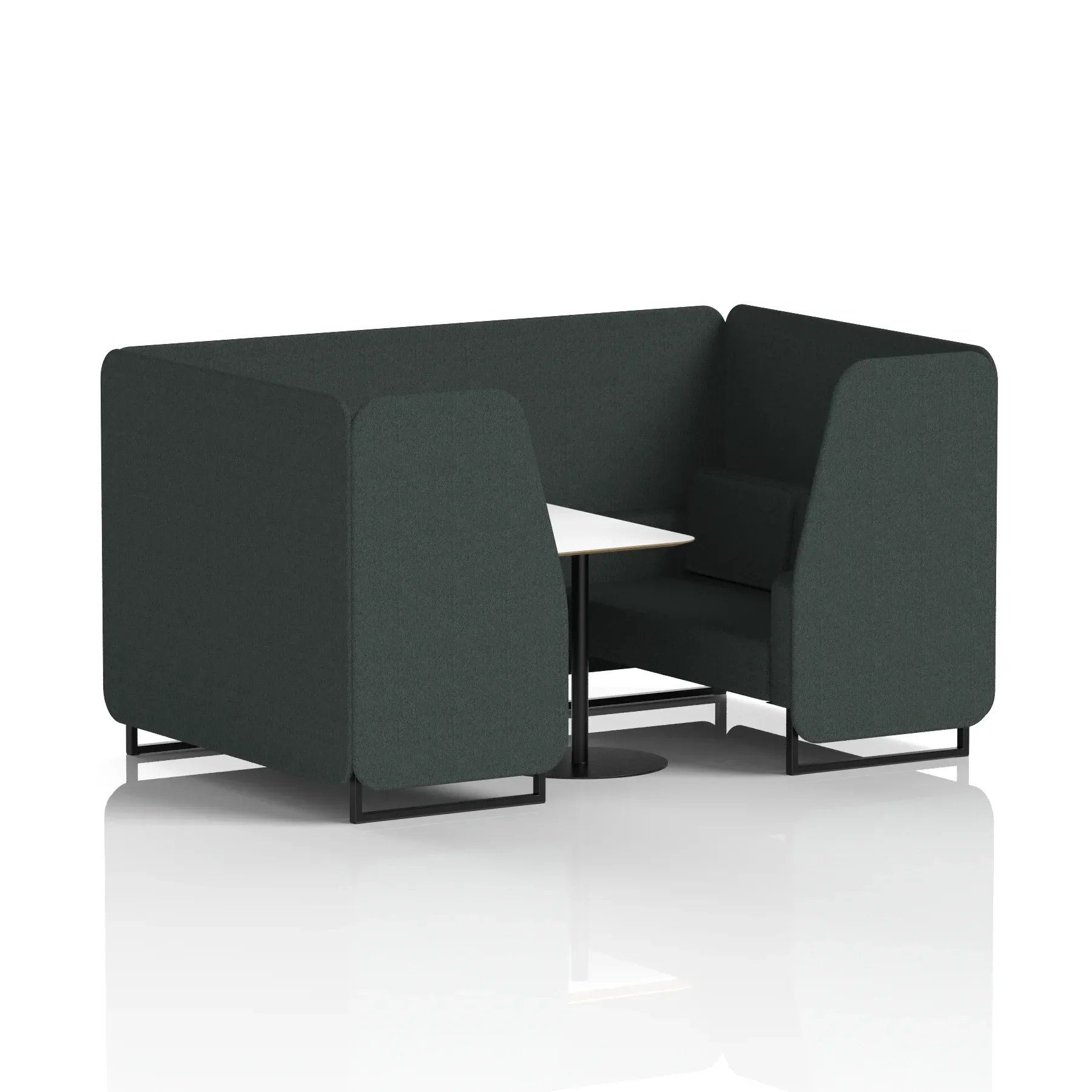 Brixworth Booth With White Table In Single Tone