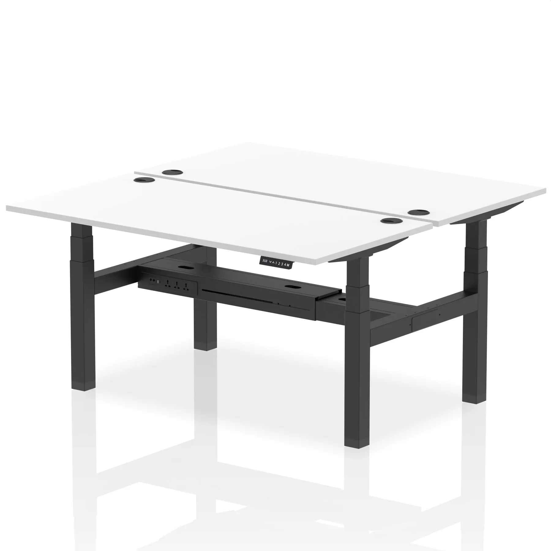 OE - Air Back-to-Back Height Adjustable Bench Desk - 2 Person