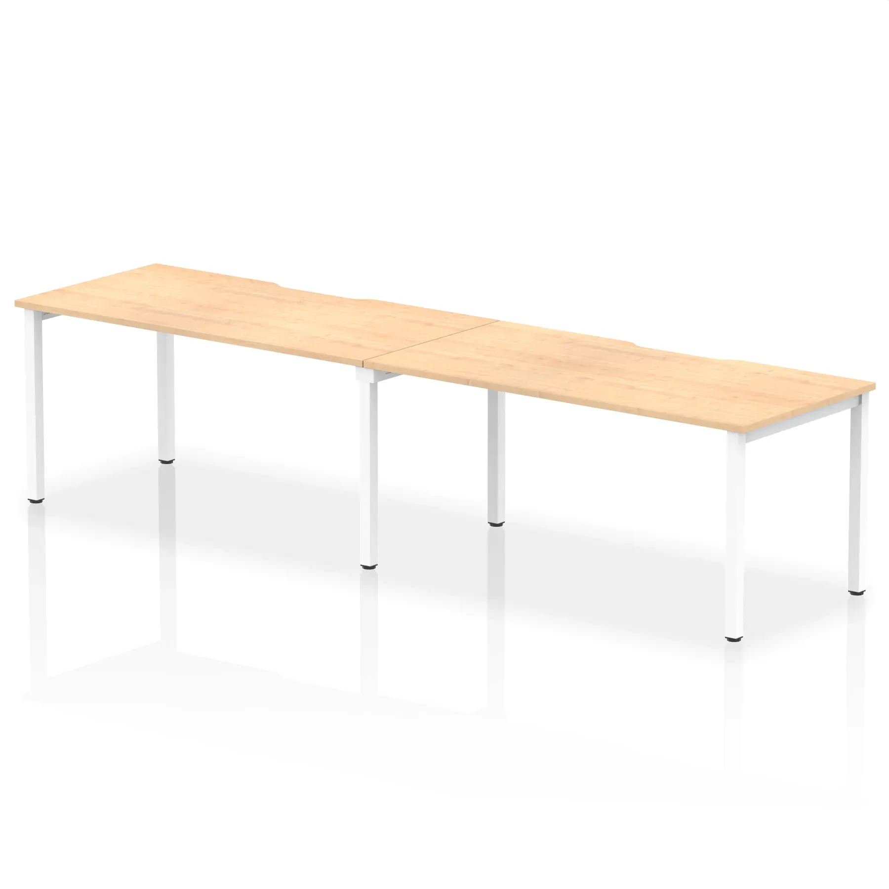 Evolve Plus Single Row Bench Desk - 2 Person