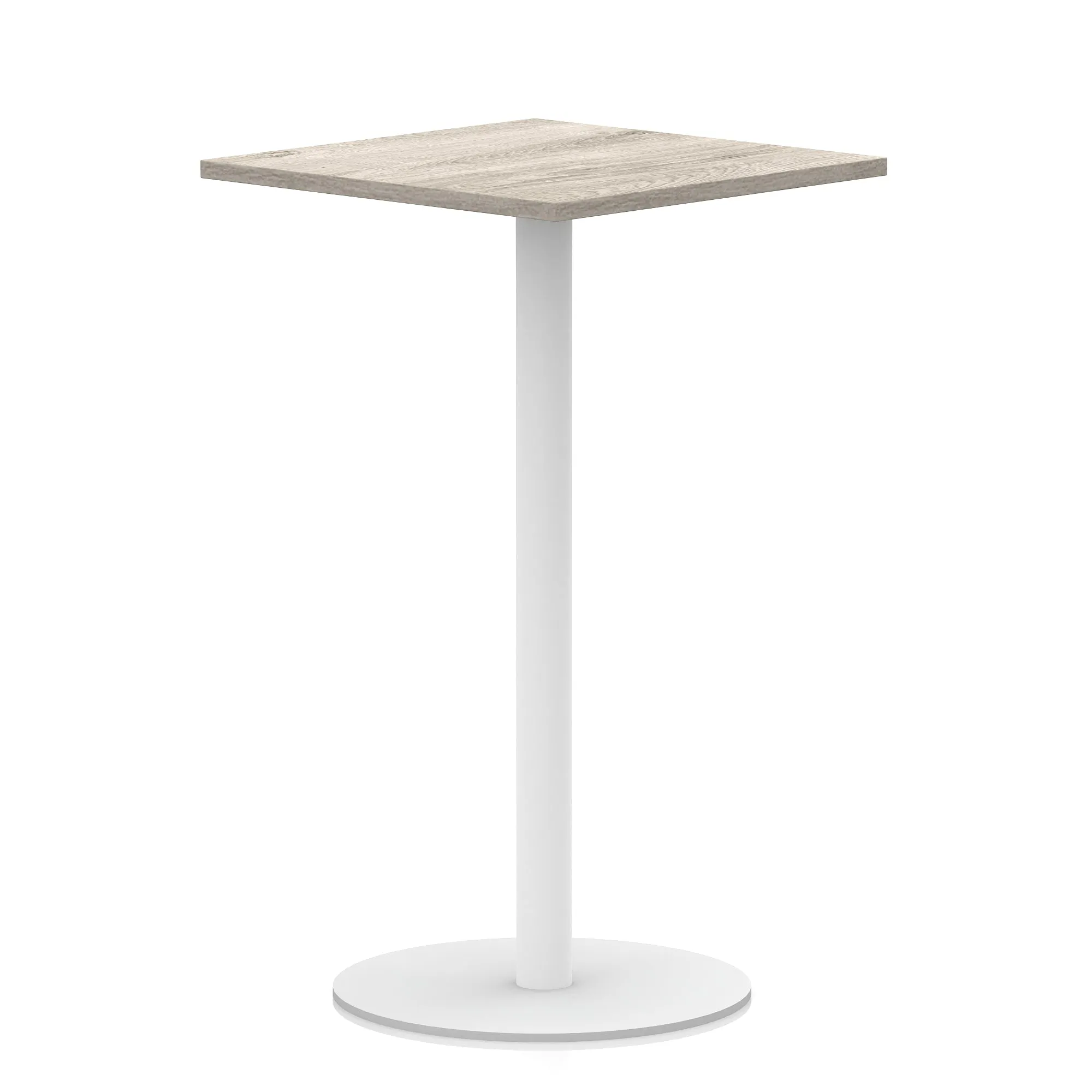 EE - Italia Square Poseur Table White Leg