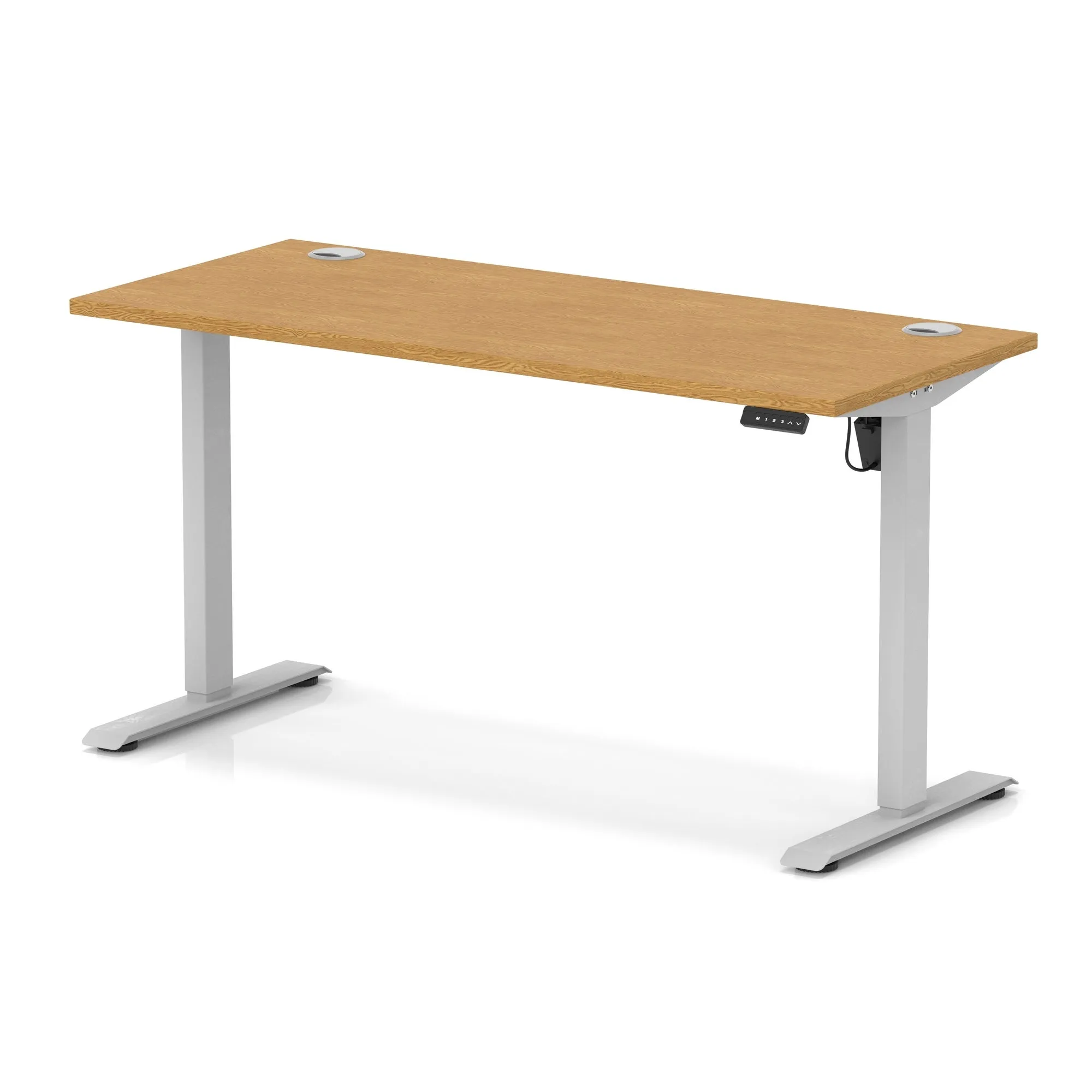 OE - Air Lite Height Adjustable Slimline Desk With Cable Ports