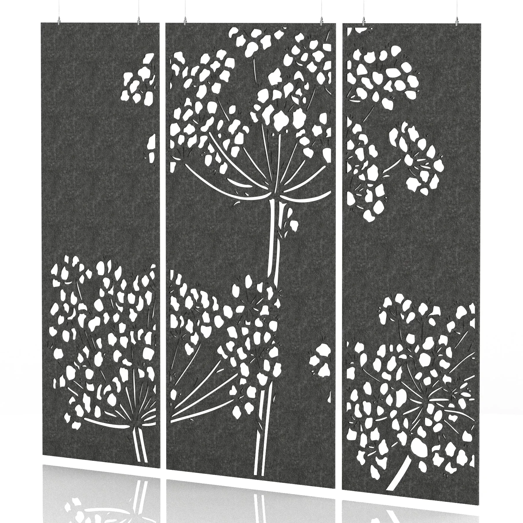 Sch! Acoustic Wall and Hanging Screens (3 Panels)