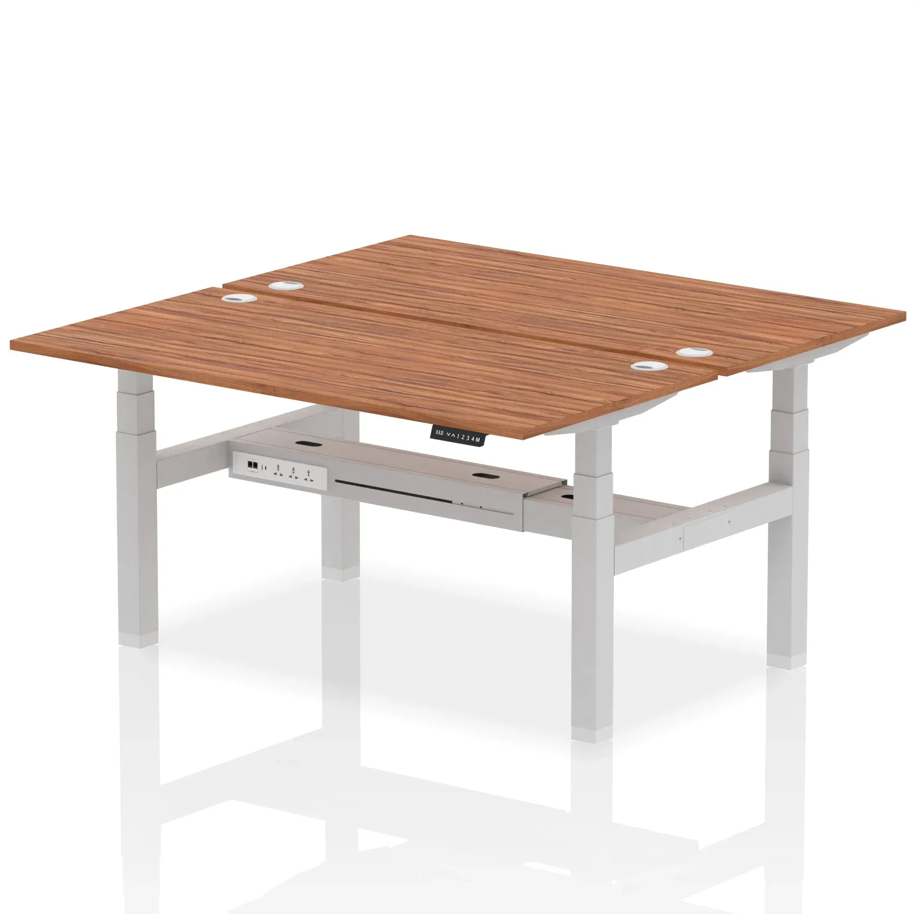 OE - Air Back-to-Back Height Adjustable Bench Desk - 2 Person