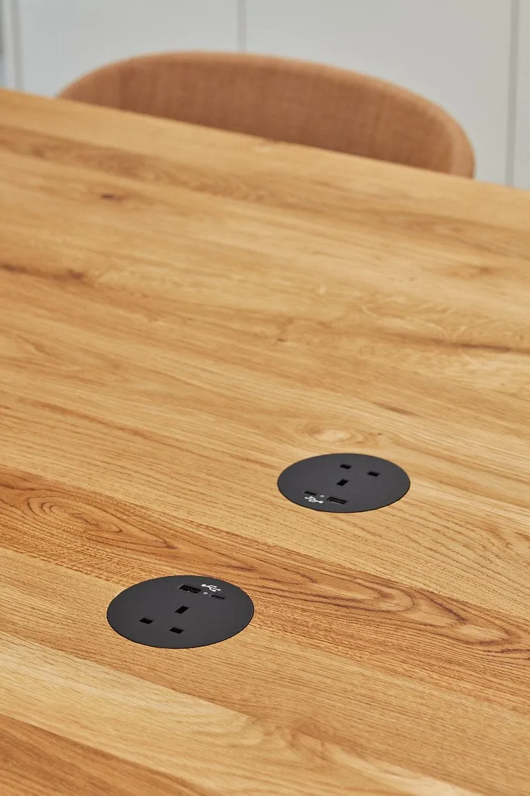 The Secret Weapon of a Clutter-Free Desk: In-Desk Power Units